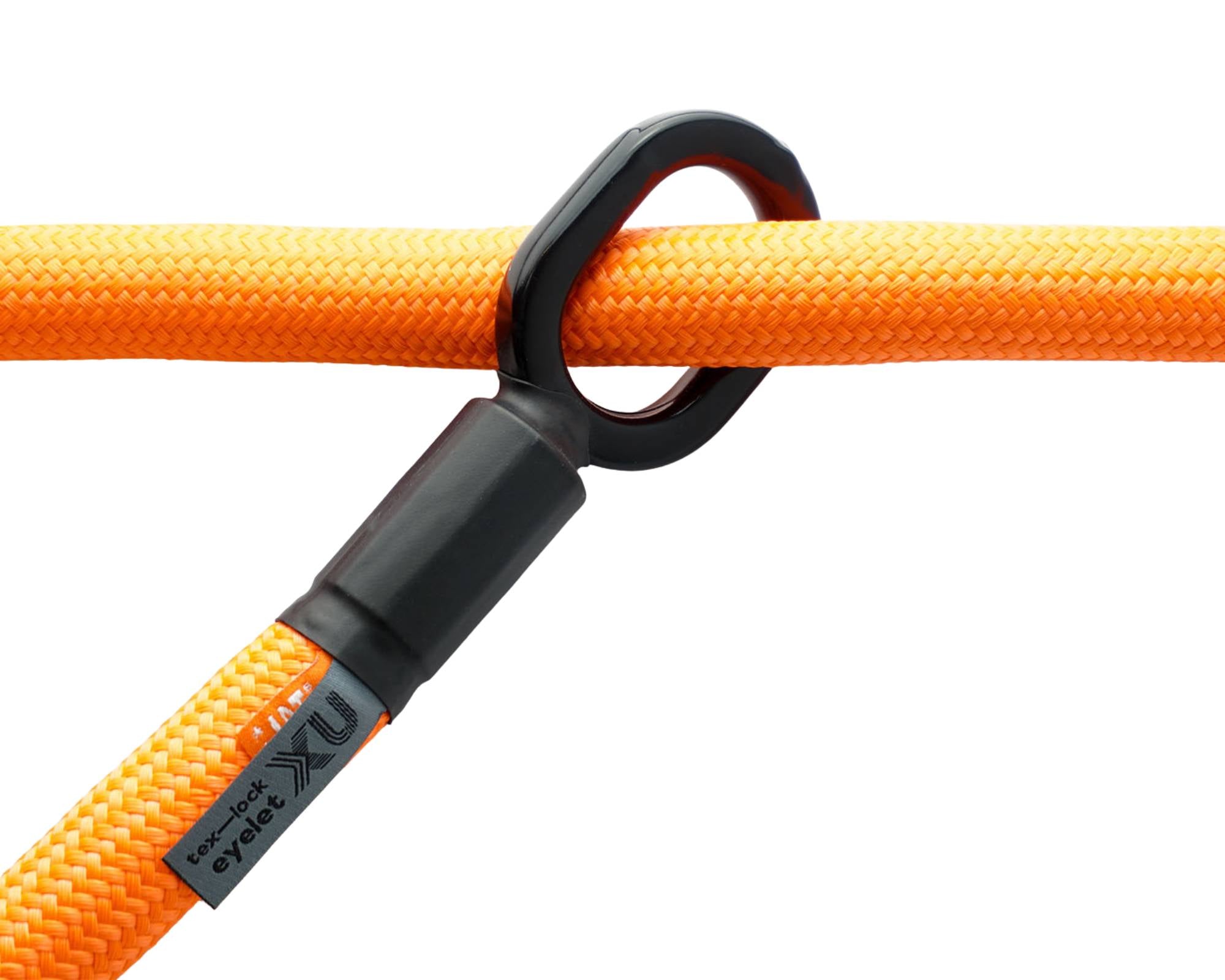 tex-lock Textlischloss "eyelet - Acid Orange" U/X-Lock - 120 cm