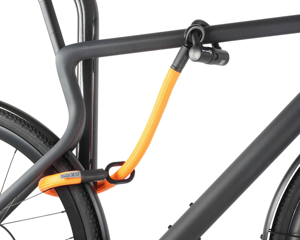 tex-lock Textlischloss "eyelet - Acid Orange" U/X-Lock - 120 cm