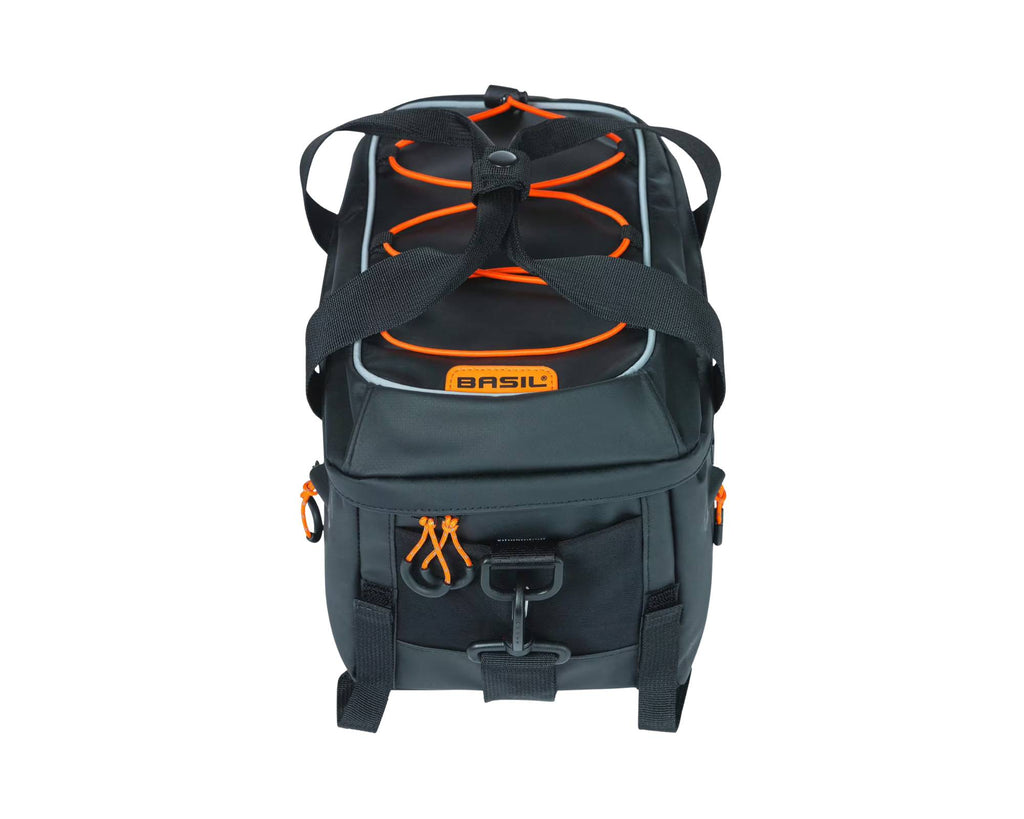 BASIL Gepäckträgertasche "Miles RT" - Black-Orange