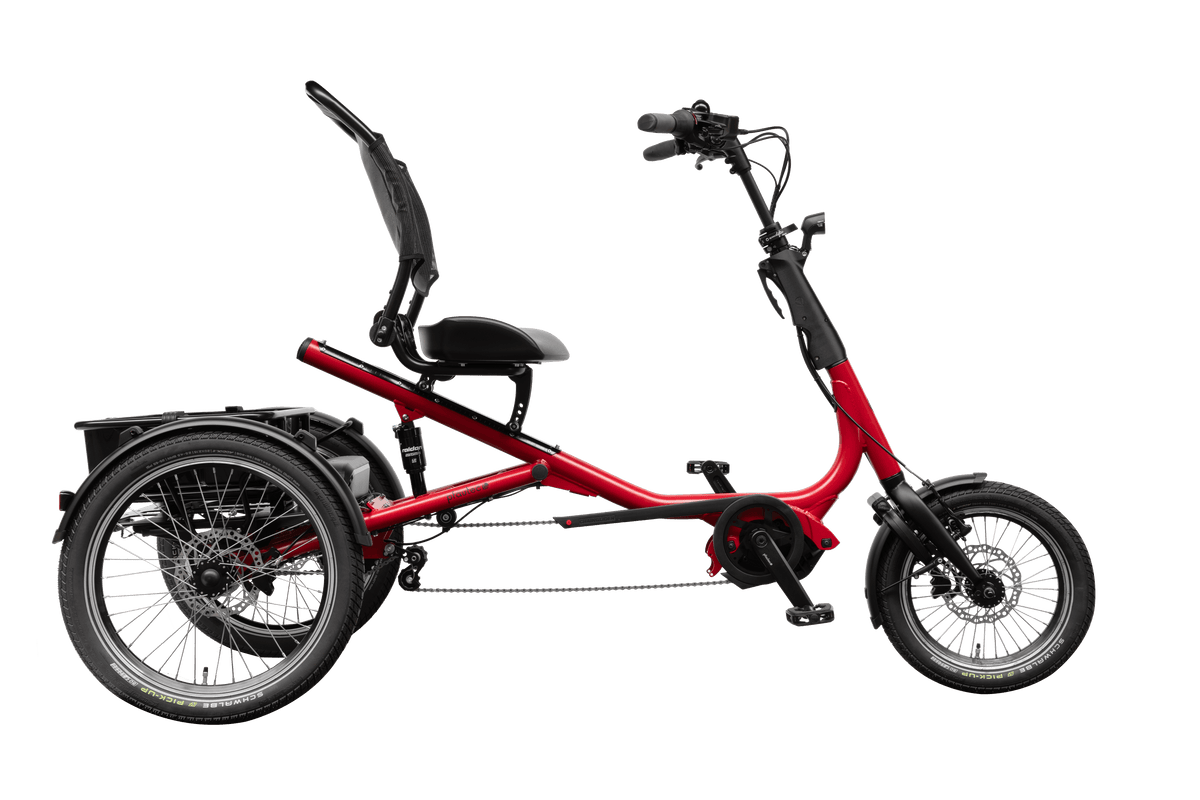 pfautec Scoobo PX – rote Herstellerabbildung, Seitenansicht
