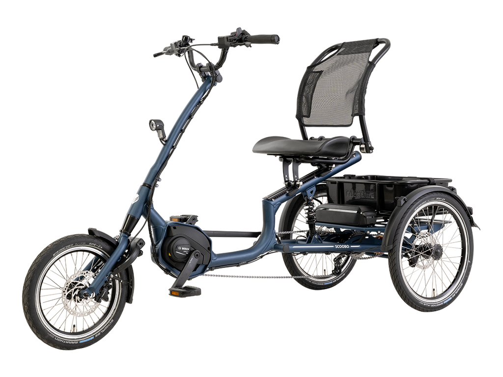 pfautec Scoobo Smart Sesseldreirad in Azzurro – Gesamtansicht