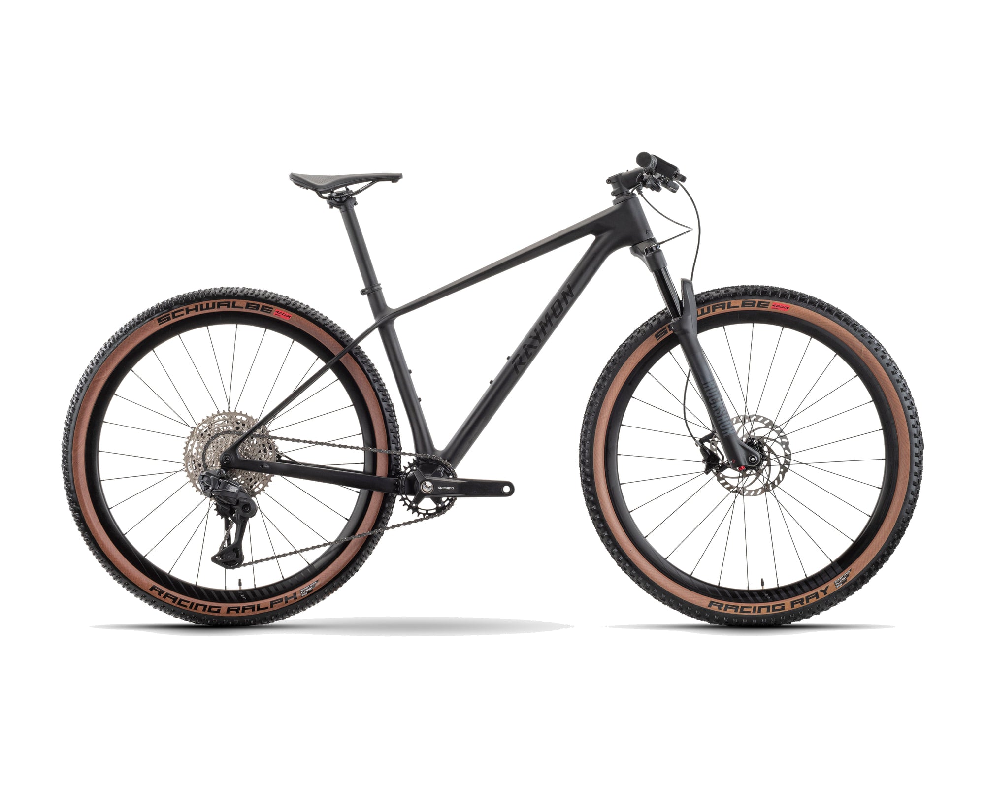 Raymon – Arid Pro – carbon stealth – 2027, Fahrrad, Modelljahr 2027, in carbon stealth, Seitenansicht