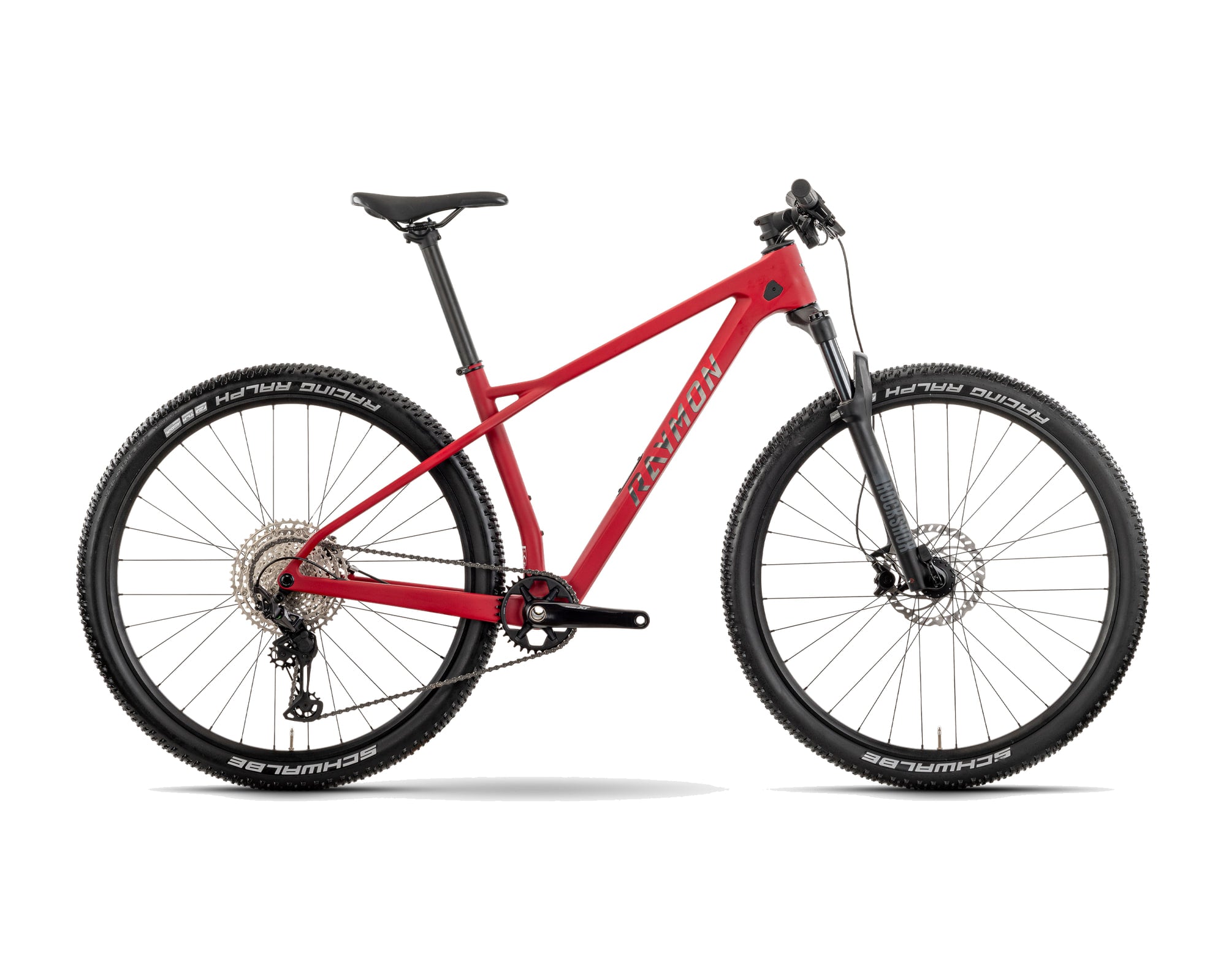 Raymon – Arid Pro – carmine red matt – 2025, Fahrrad, Modelljahr 2025, in carmine red matt, Seitenansicht