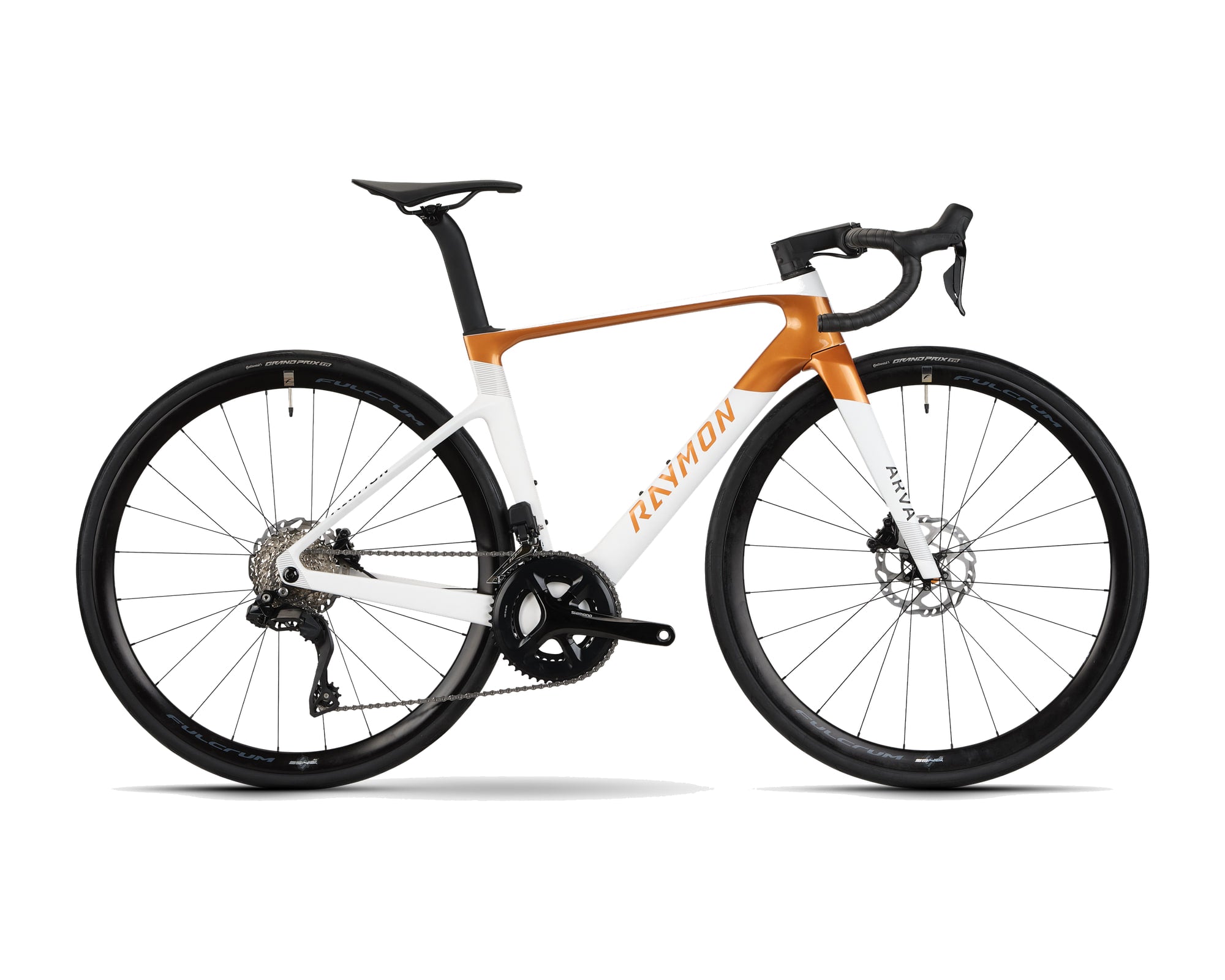 Raymon – Arva Comp – white/copper – 2026, Fahrrad, Modelljahr 2026, in white/copper, Seitenansicht