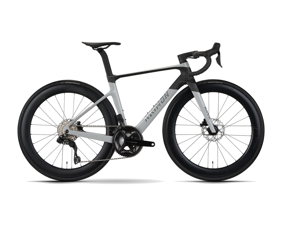 Raymon – Arva Pro – grey/carbon – 2026, Fahrrad, Modelljahr 2026, in grey/carbon, Seitenansicht