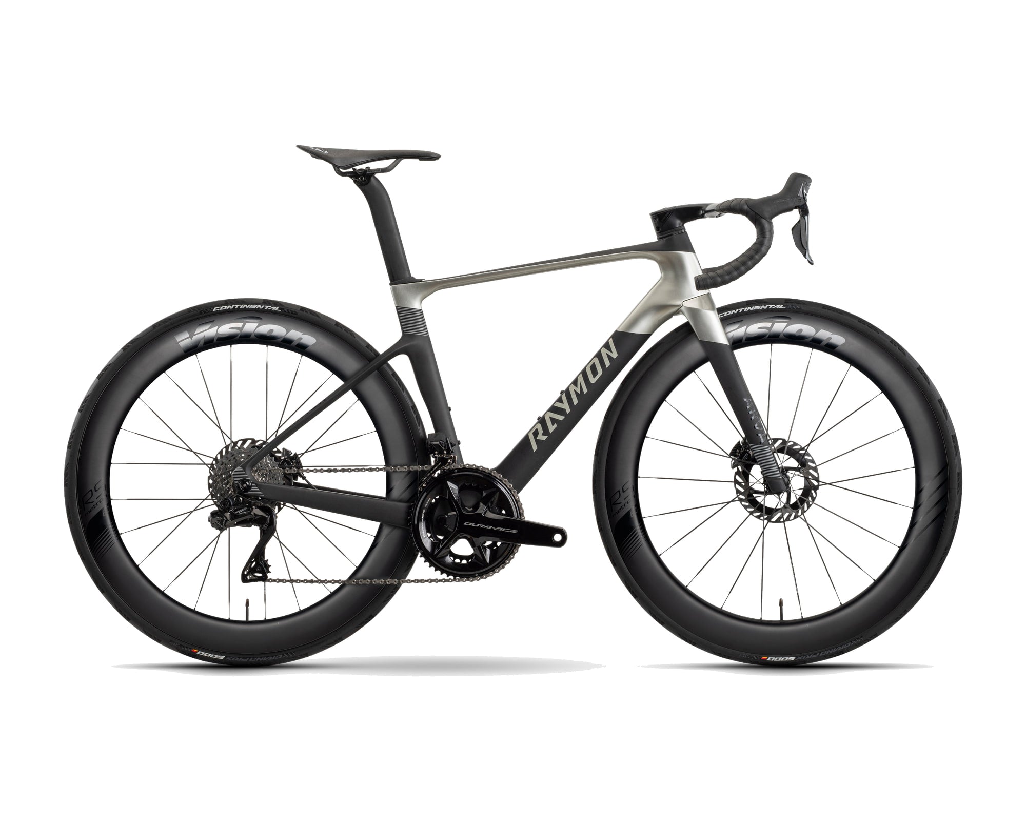 Raymon – Arva Ultimate – carbon/champagne – 2026, Fahrrad, Modelljahr 2026, in carbon/champagne, Seitenansicht