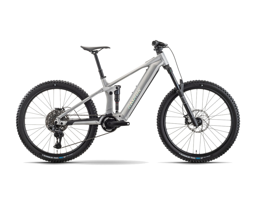 Raymon – Durok Pro – raw alloy – 2027, Fahrrad, Modelljahr 2027, in raw alloy, Seitenansicht