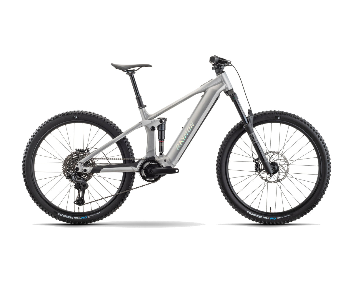 Raymon – Durok Pro – raw alloy – 2027, Fahrrad, Modelljahr 2027, in raw alloy, Seitenansicht
