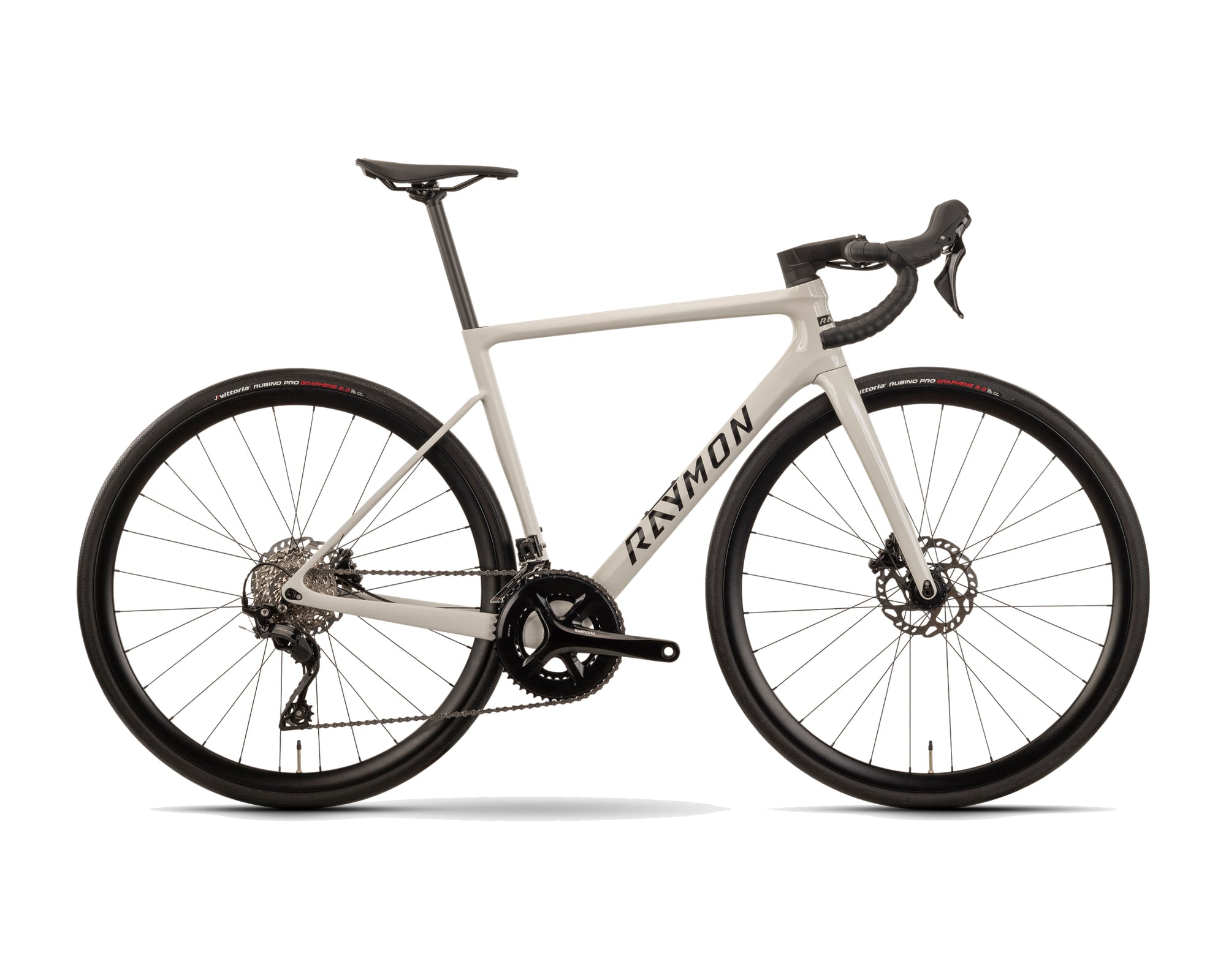 Raymon – Kirana – light grey stealth – 2025, Fahrrad, Modelljahr 2025, in light grey stealth, Seitenansicht