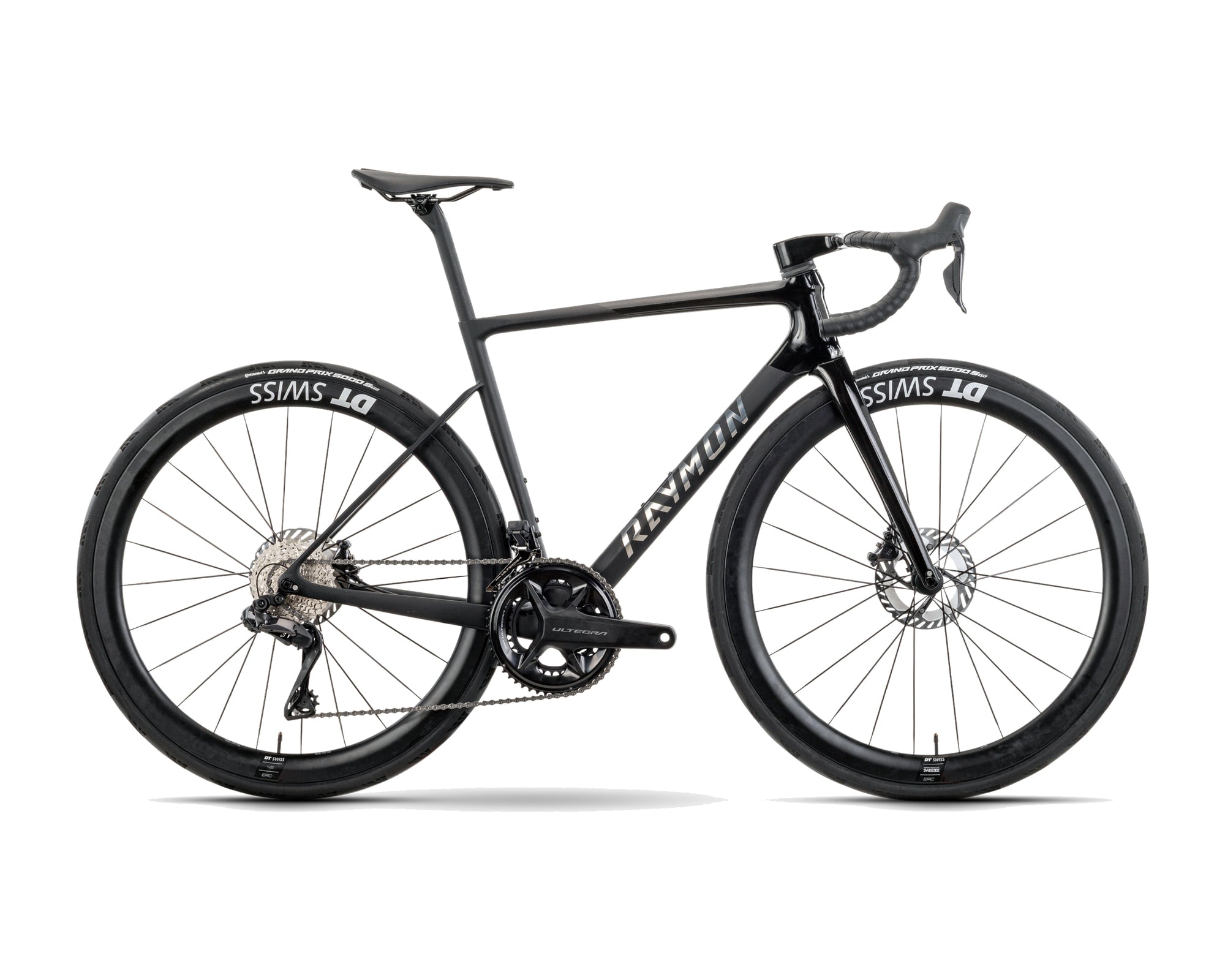 Raymon – Kirana Ultimate – carbon stealth – 2025, Fahrrad, Modelljahr 2025, in carbon stealth, Seitenansicht