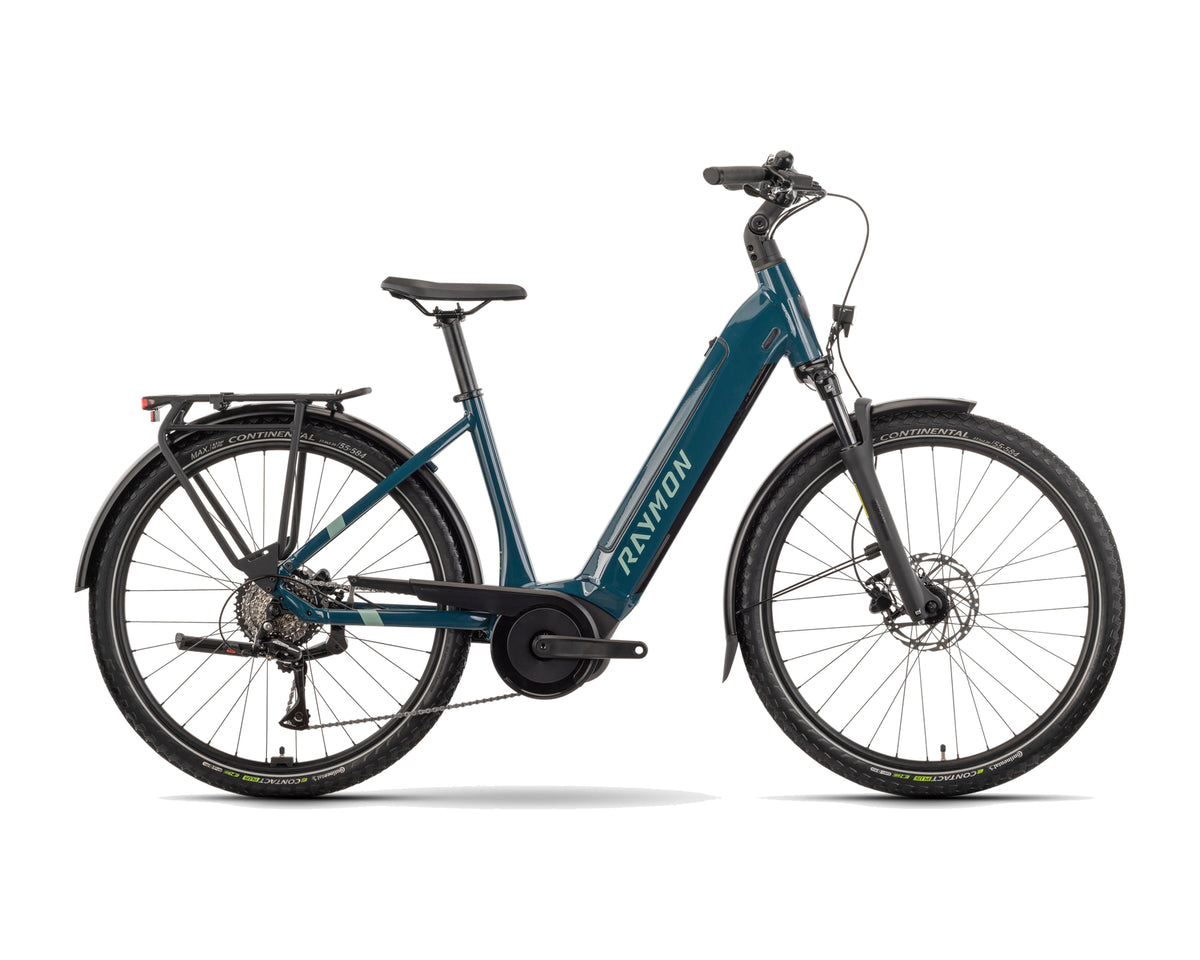 Raymon – Metmo – aqua / mint – 2025, Fahrrad, Modelljahr 2025, in aqua / mint, Seitenansicht