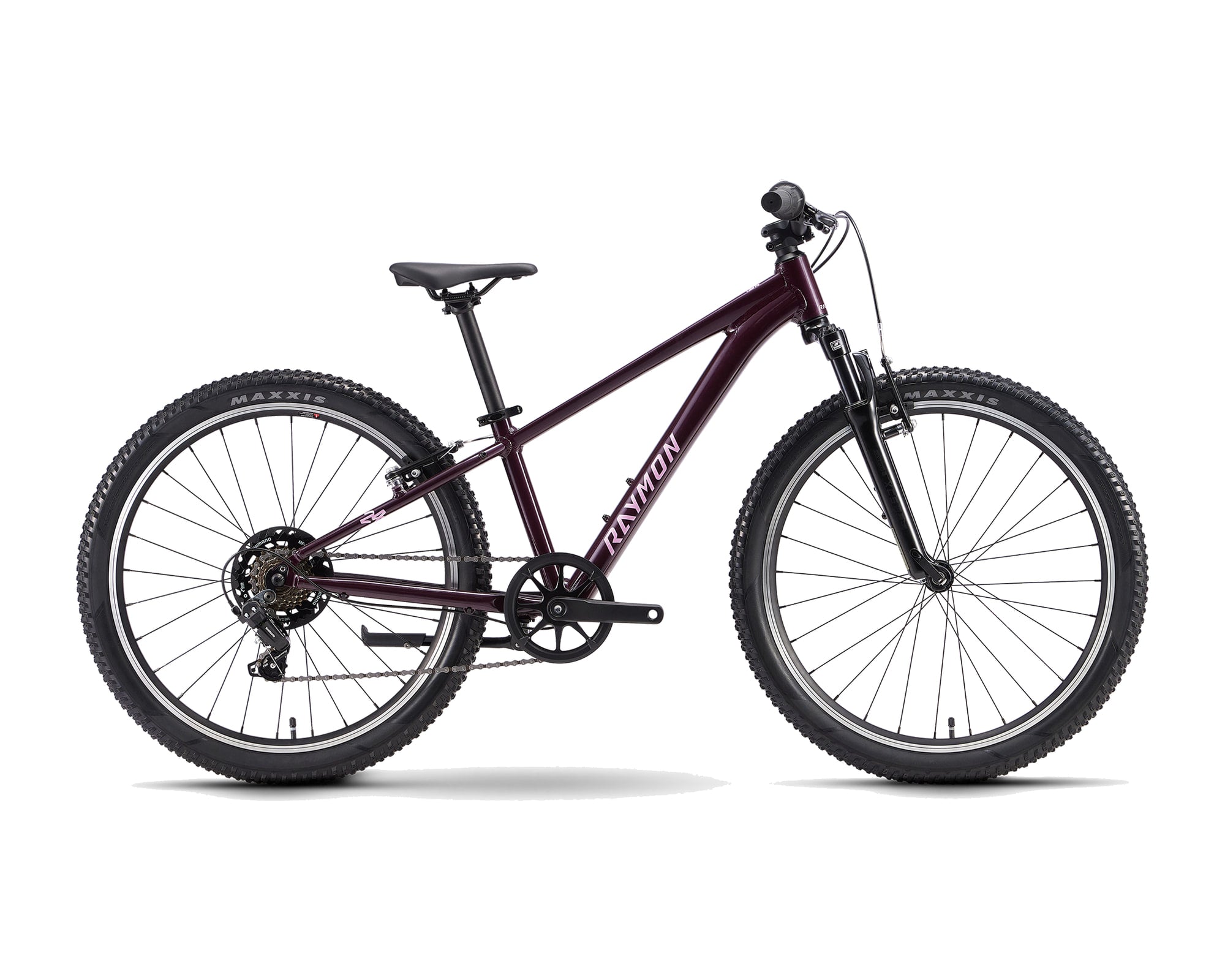 Raymon – Nayta 24 Comp – floridplum – 2027, Fahrrad, Modelljahr 2027, in floridplum, Seitenansicht