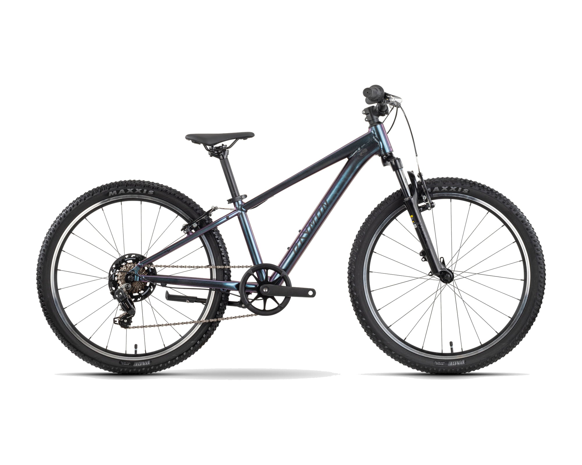 Raymon – Nayta 24 Comp – iridiumblack – 2026, Fahrrad, Modelljahr 2026, in iridiumblack, Seitenansicht