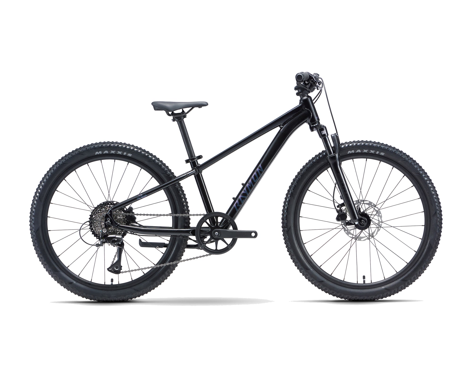 Raymon – Nayta 24 Pro – black chameleon – 2027, Fahrrad, Modelljahr 2027, in black chameleon, Seitenansicht
