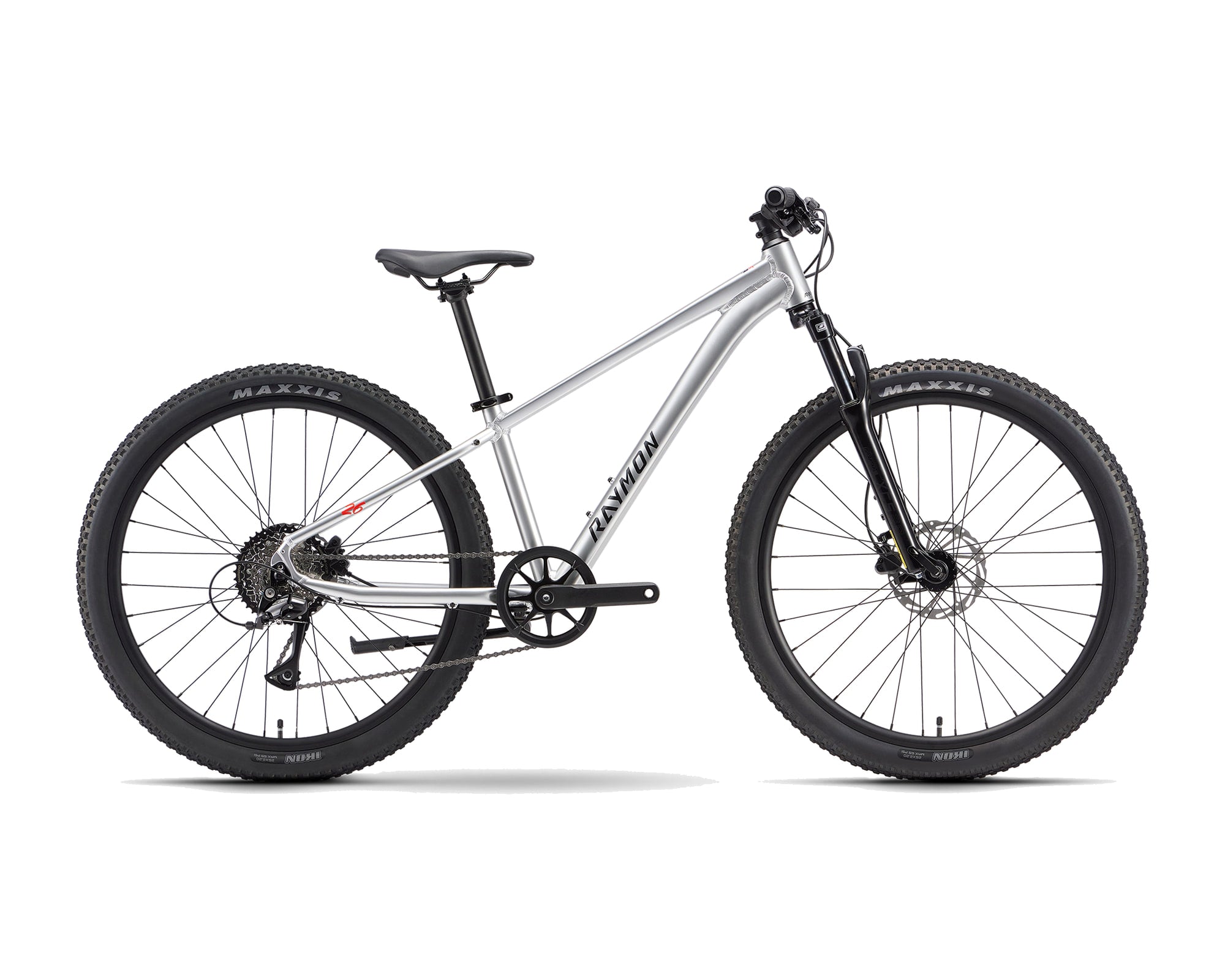 Raymon – Nayta 26 Pro – rawsilver – 2027, Fahrrad, Modelljahr 2027, in rawsilver, Seitenansicht