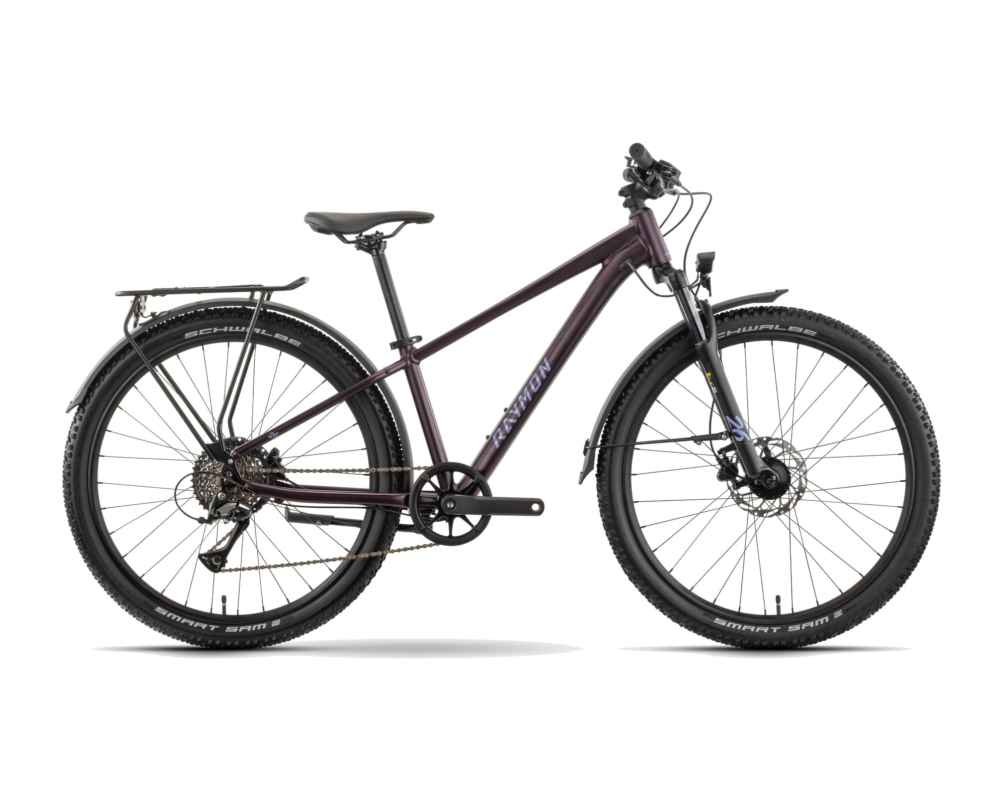 Raymon – Nayta 26 Pro Street – floridplum – 2026, Fahrrad, Modelljahr 2026, in floridplum, Seitenansicht