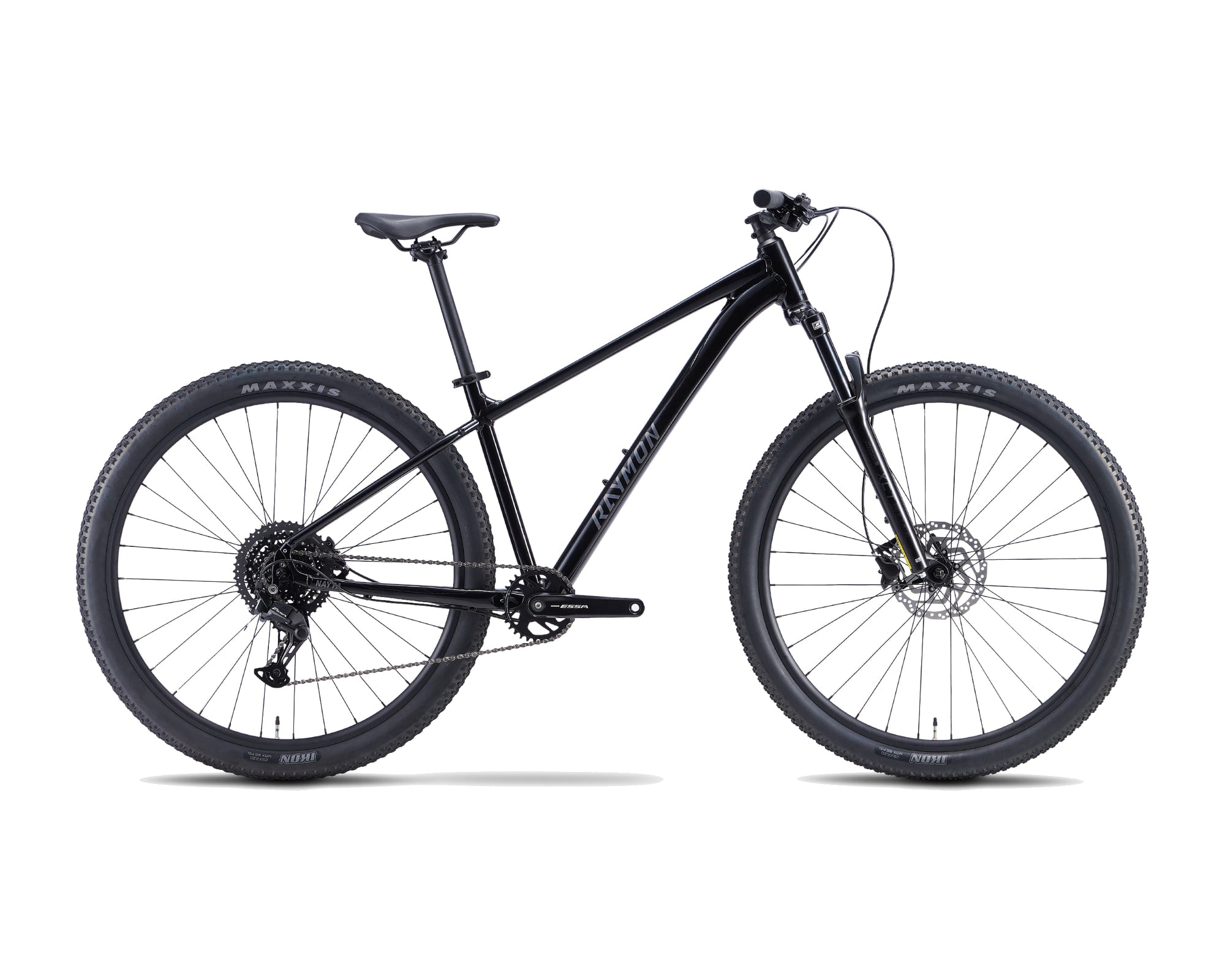 Raymon – Nayta Comp – black/chrome – 2027, Fahrrad, Modelljahr 2027, in black/chrome, Seitenansicht