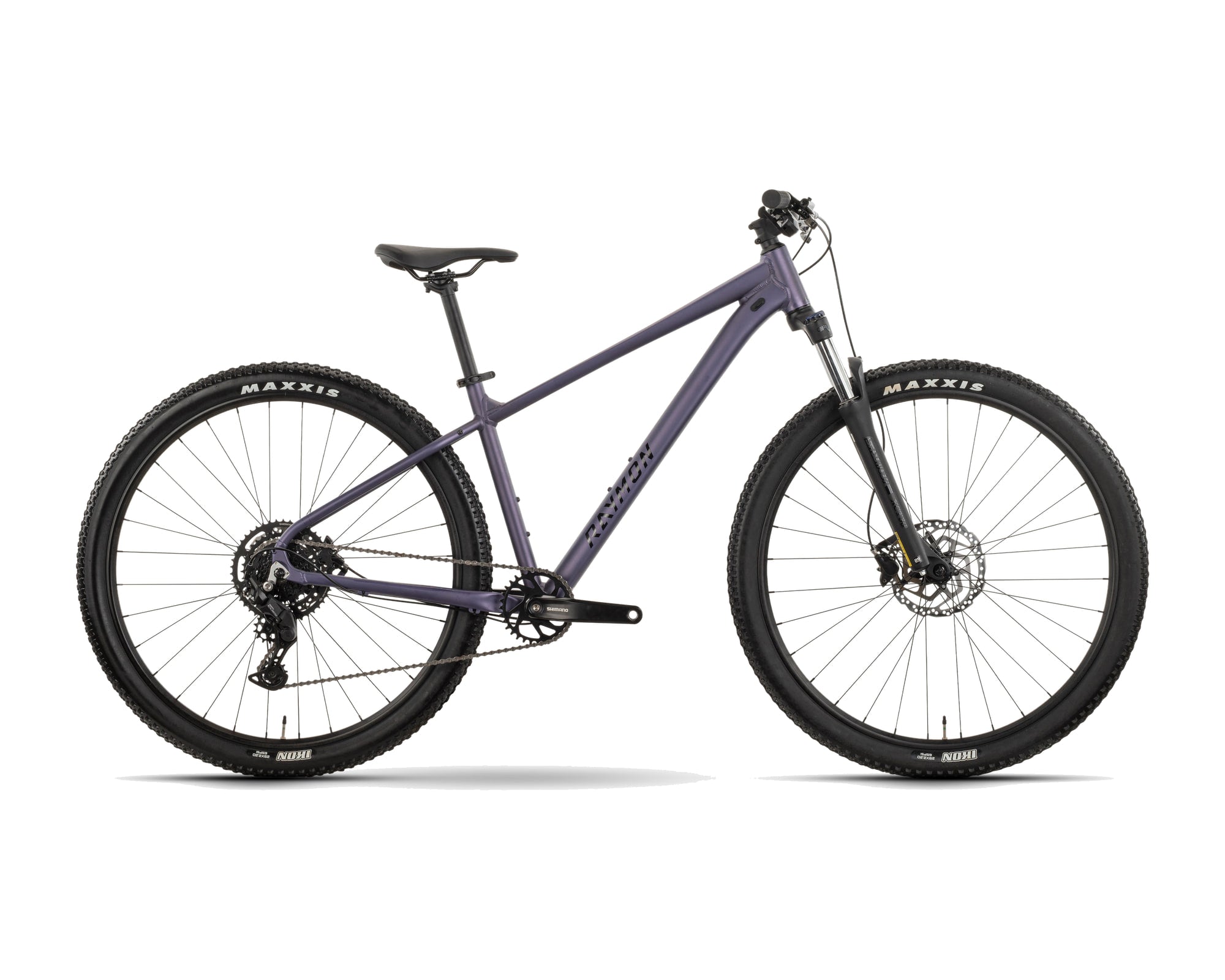 Raymon – Nayta Comp – smoke lavender/black – 2026, Fahrrad, Modelljahr 2026, in smoke lavender/black, Seitenansicht