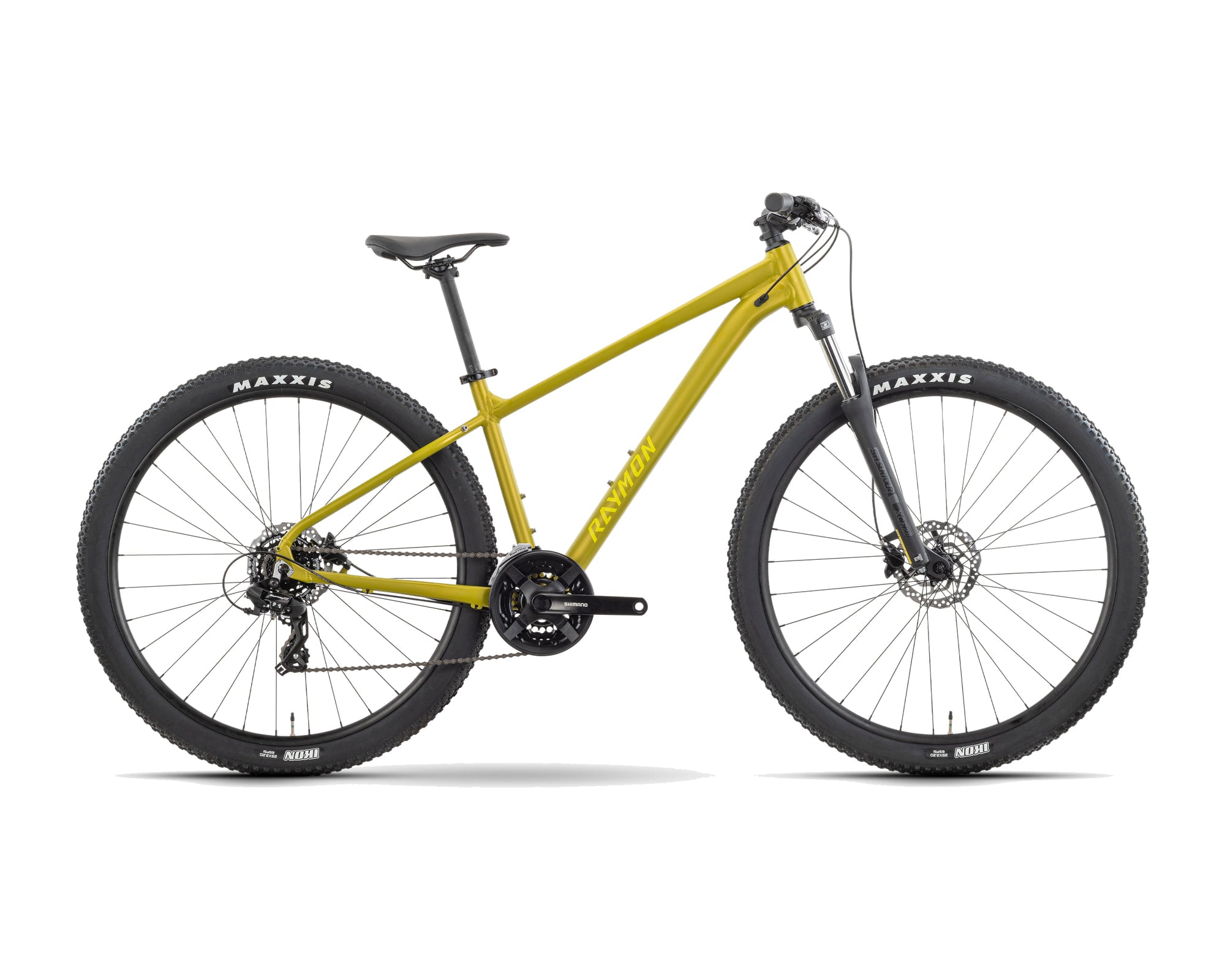 Raymon – Nayta – mustard/lime/black – 2025, Fahrrad, Modelljahr 2025, in mustard/lime/black, Seitenansicht