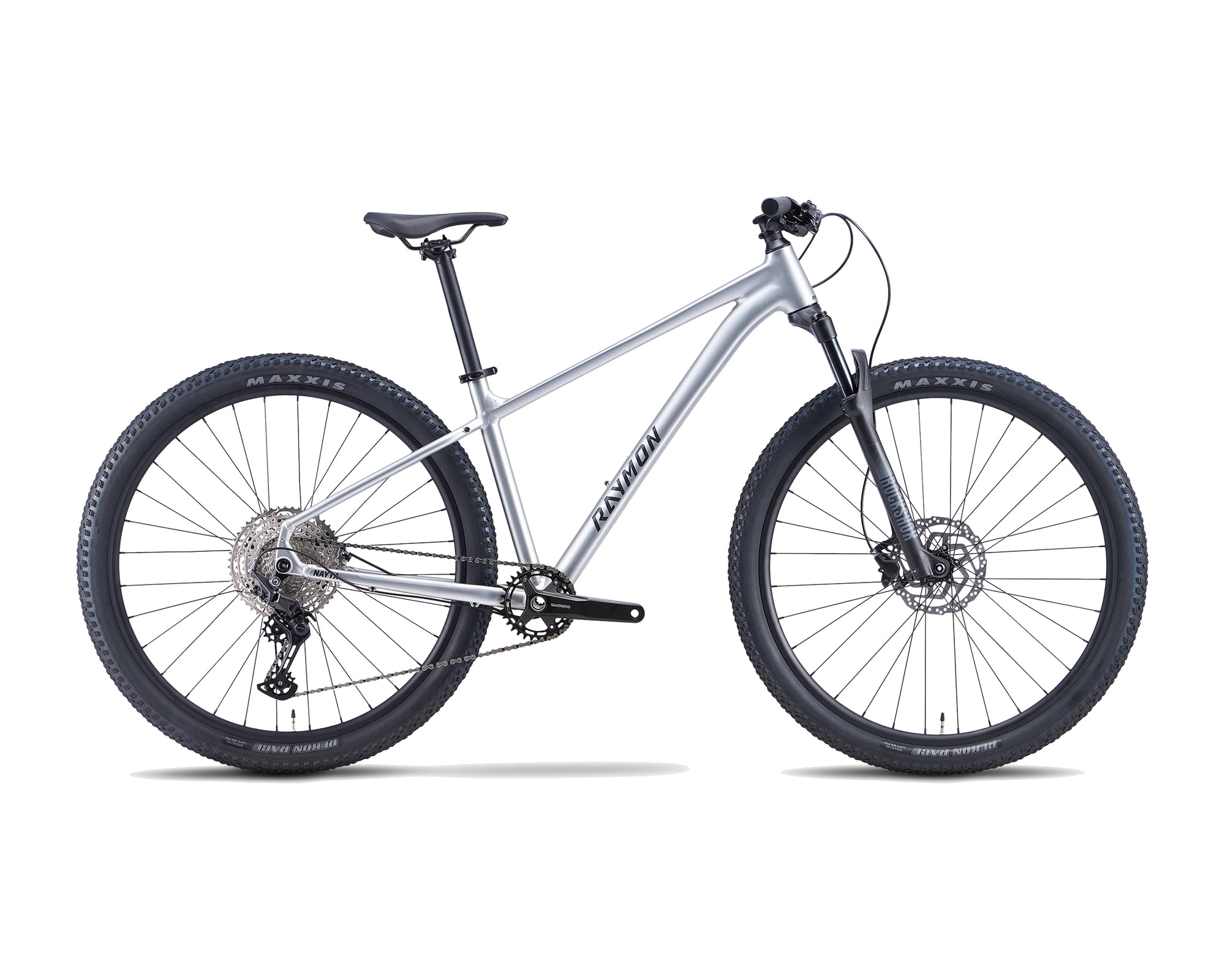 Raymon – Nayta Ultra – rawsilver – 2027, Fahrrad, Modelljahr 2027, in rawsilver, Seitenansicht