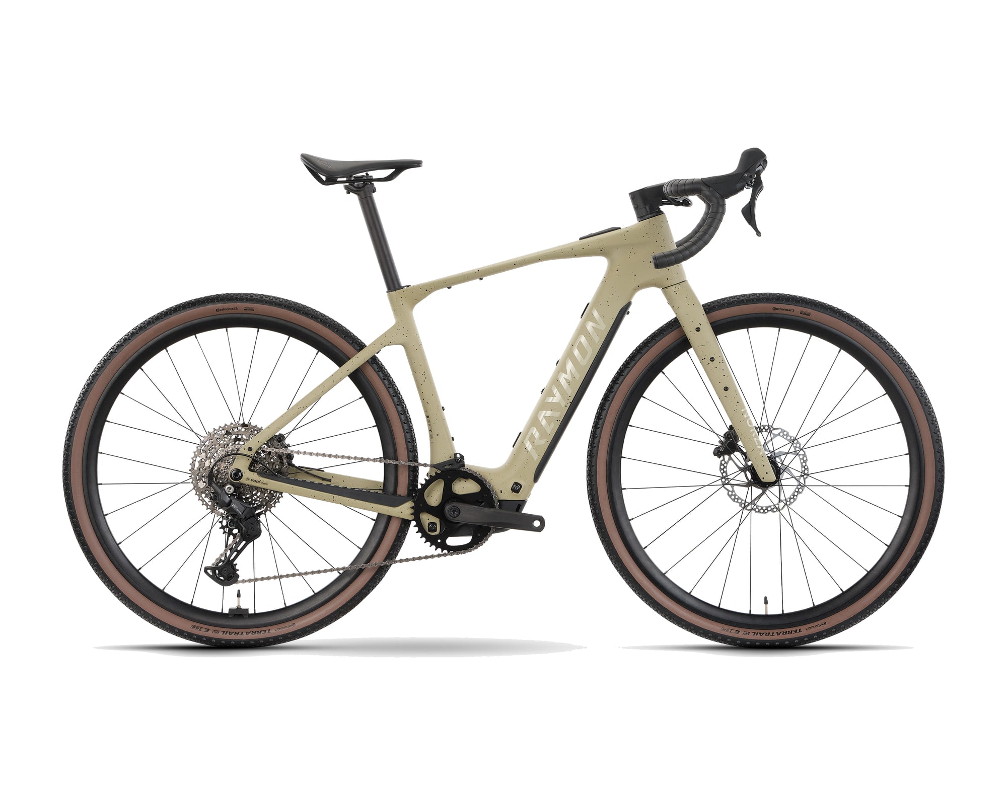 Raymon – Norza Comp – greige freckels – 2026, Fahrrad, Modelljahr 2026, in greige freckels, Seitenansicht