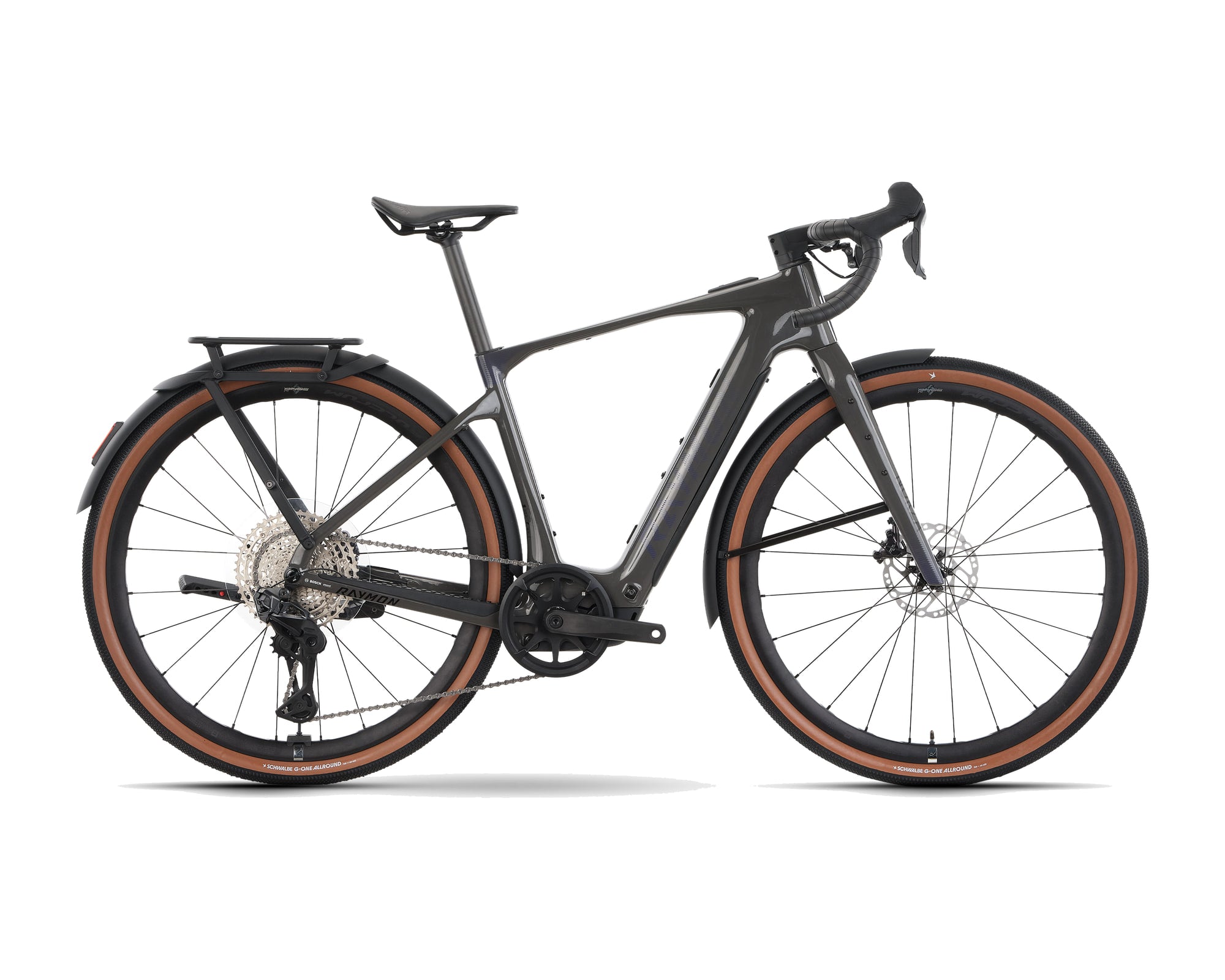 Raymon – Norza Pro Street – pipegrey – 2026, Fahrrad, Modelljahr 2026, in pipegrey, Seitenansicht