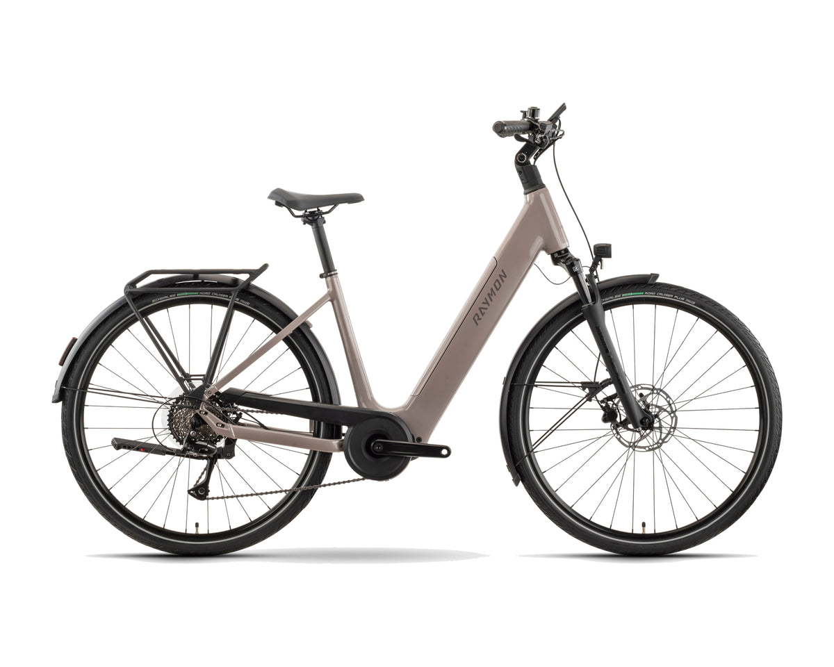 Raymon – Numa Pure – cashmere – 2027, Fahrrad, Modelljahr 2027, in cashmere, Seitenansicht