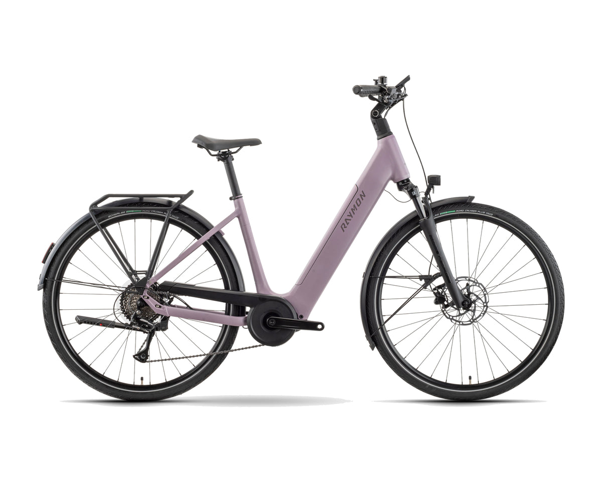 Raymon – Numa Pure – pearl lilac – 2027, Fahrrad, Modelljahr 2027, in pearl lilac, Seitenansicht