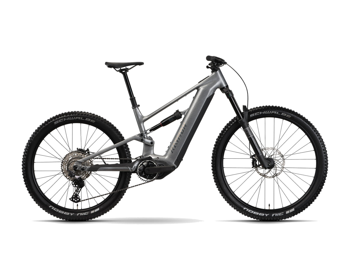 Raymon – Ravor Comp – darksilver marble – 2026, Fahrrad, Modelljahr 2026, in darksilver marble, Seitenansicht