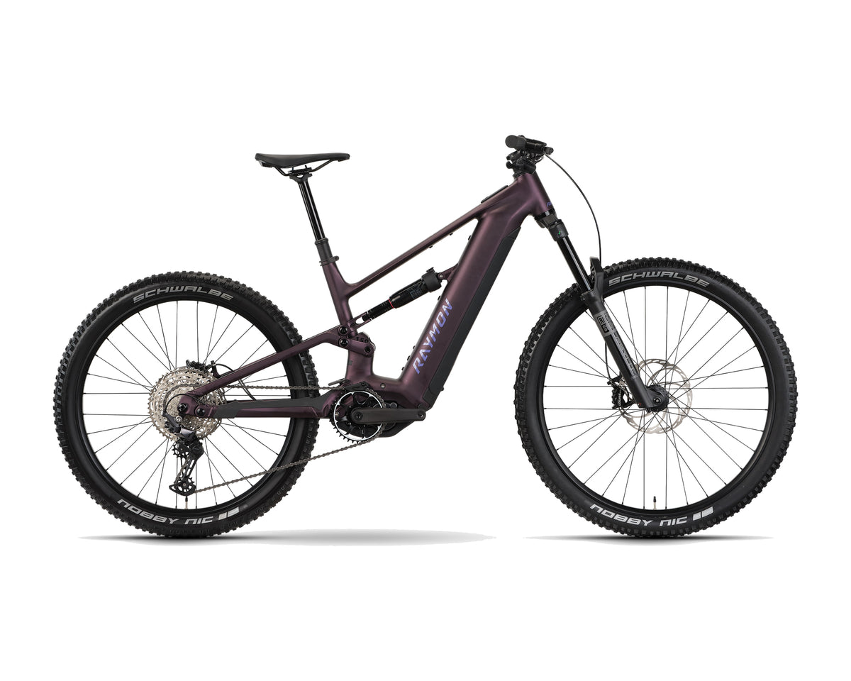 Raymon – Ravor Comp – floridplum – 2026, Fahrrad, Modelljahr 2026, in floridplum, Seitenansicht