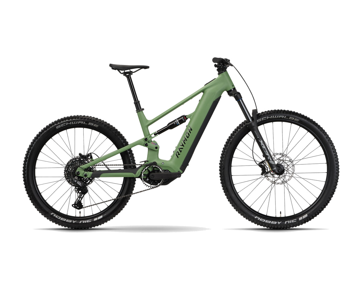 Raymon – Ravor Pure – resedagreen – 2026, Fahrrad, Modelljahr 2026, in resedagreen, Seitenansicht