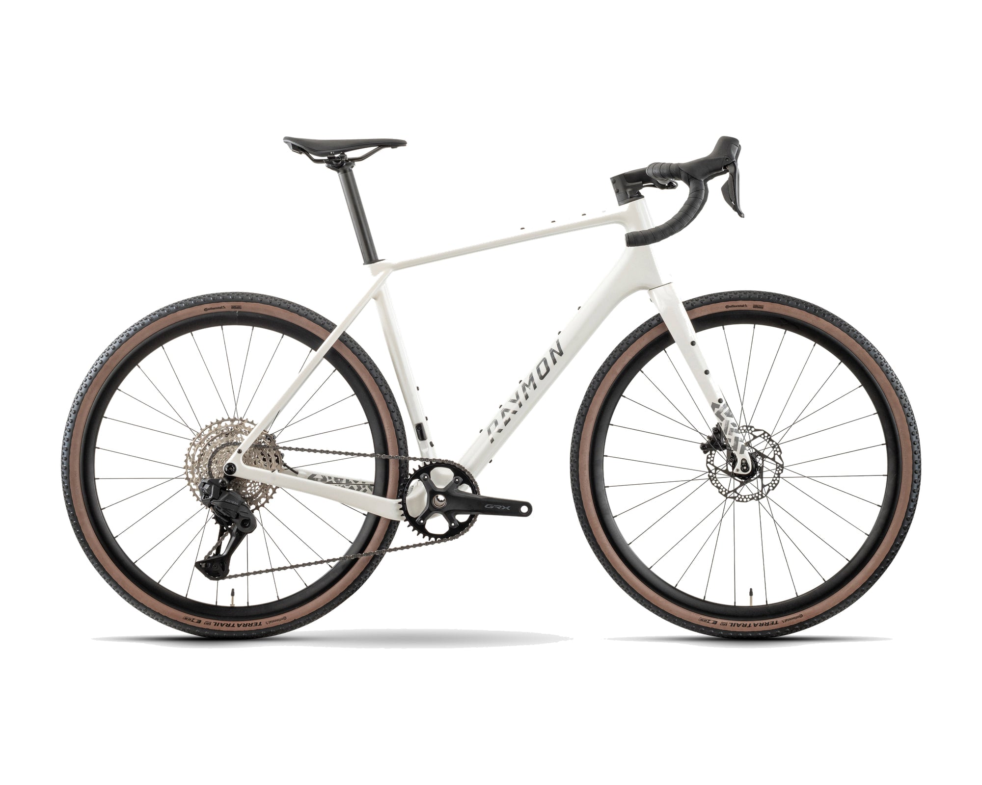 Raymon – Soreno Pro – white sparkle – 2027, Fahrrad, Modelljahr 2027, in white sparkle, Seitenansicht