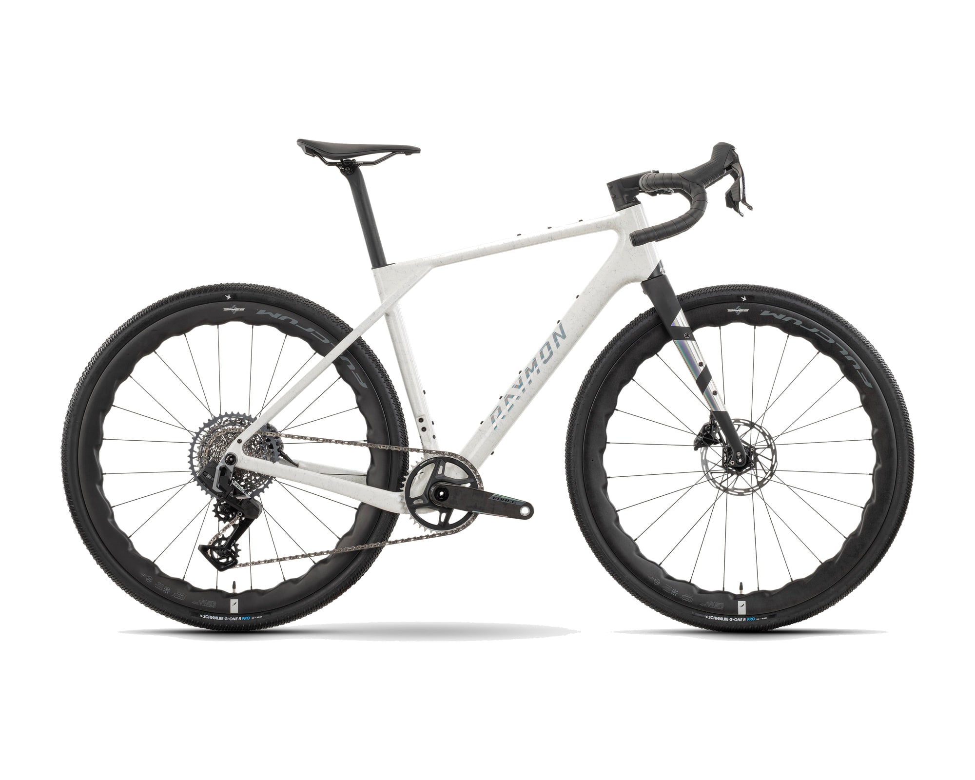 Raymon – Soreno Ultimate – white marble – 2026, Fahrrad, Modelljahr 2026, in white marble, Seitenansicht