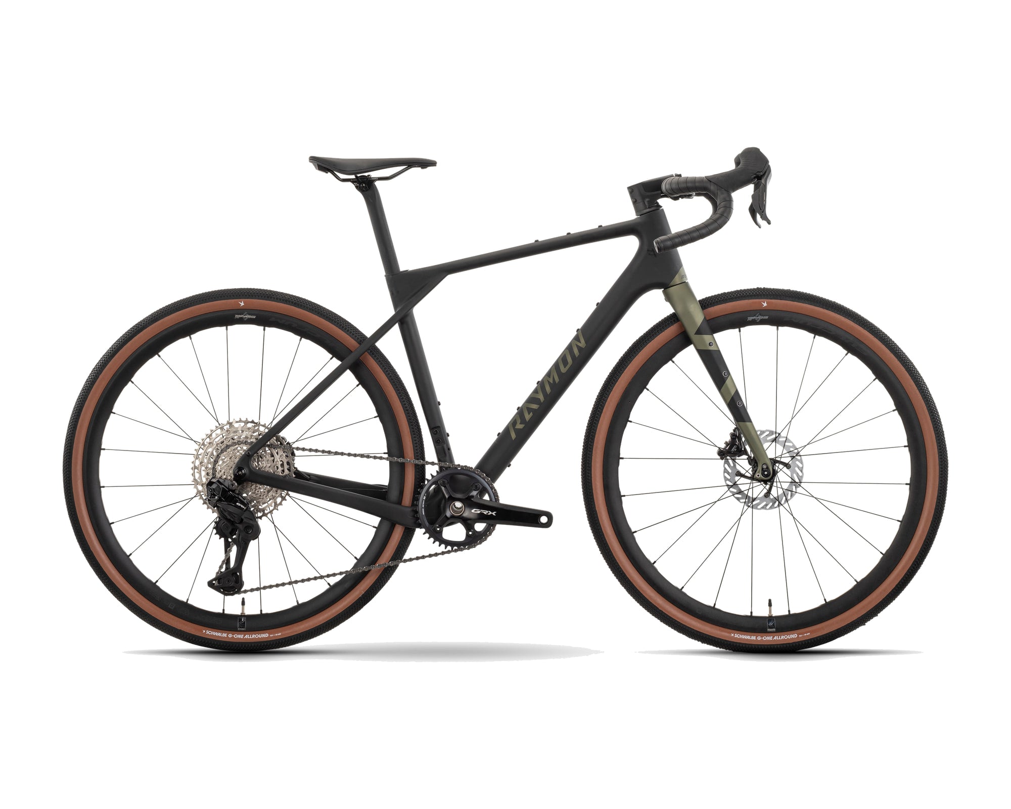 Raymon – Soreno Ultra – carbon/forestgreen – 2026, Fahrrad, Modelljahr 2026, in carbon/forestgreen, Seitenansicht