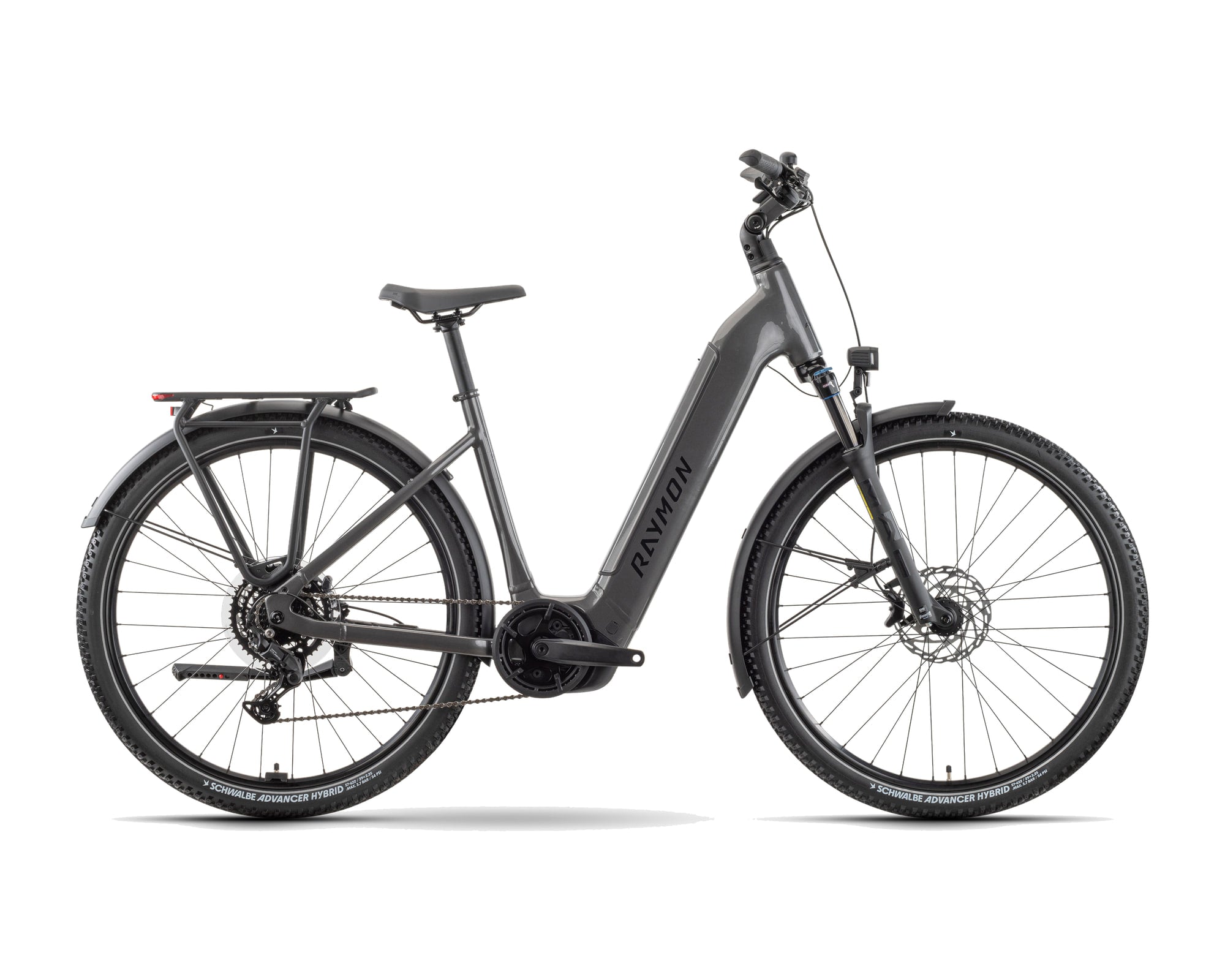 Raymon – Tahona Pro – anthracite – 2027, Fahrrad, Modelljahr 2027, in anthracite, Seitenansicht