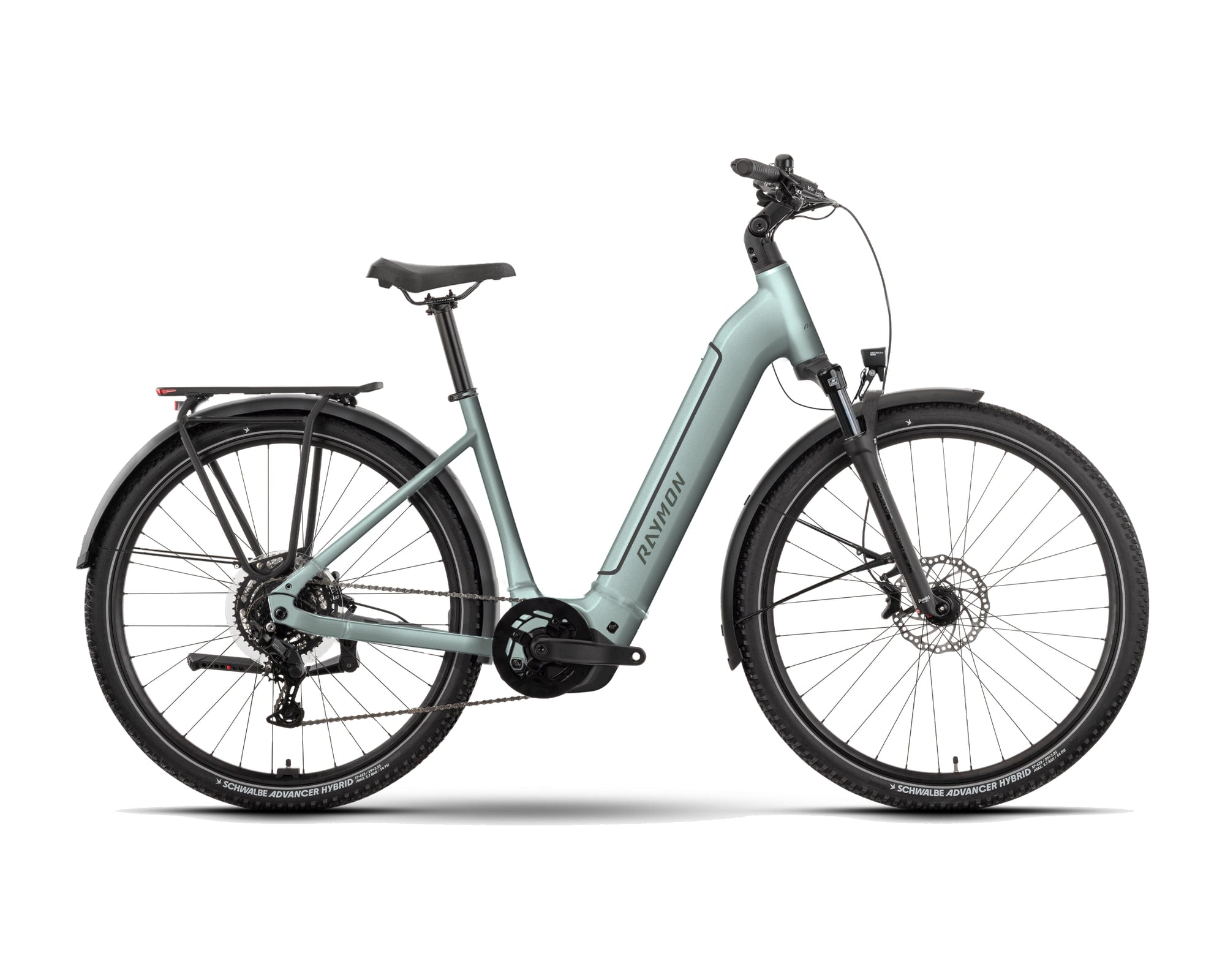 Raymon – Tahona Pro – seafoam green – 2027, Fahrrad, Modelljahr 2027, in seafoam green, Seitenansicht