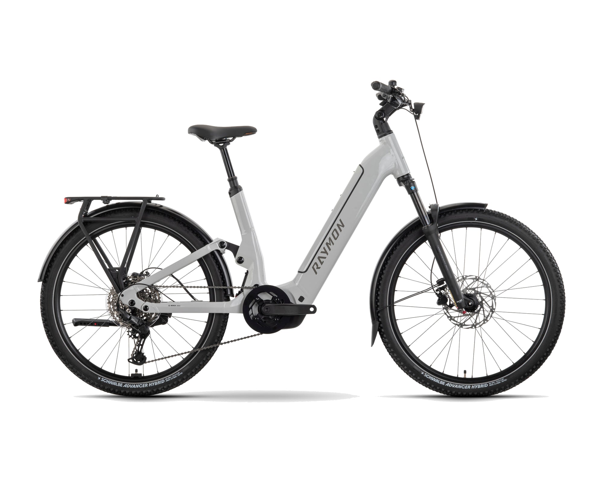 Raymon – Tavano Comp – stormwhite – 2026, Fahrrad, Modelljahr 2026, in stormwhite, Seitenansicht