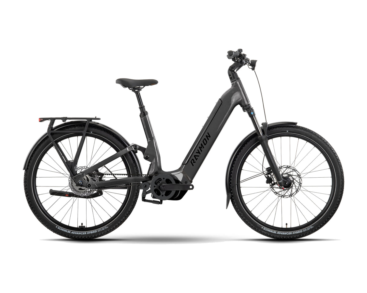 Raymon – Tavano Flow – anthracite – 2027, Fahrrad, Modelljahr 2027, in anthracite, Seitenansicht