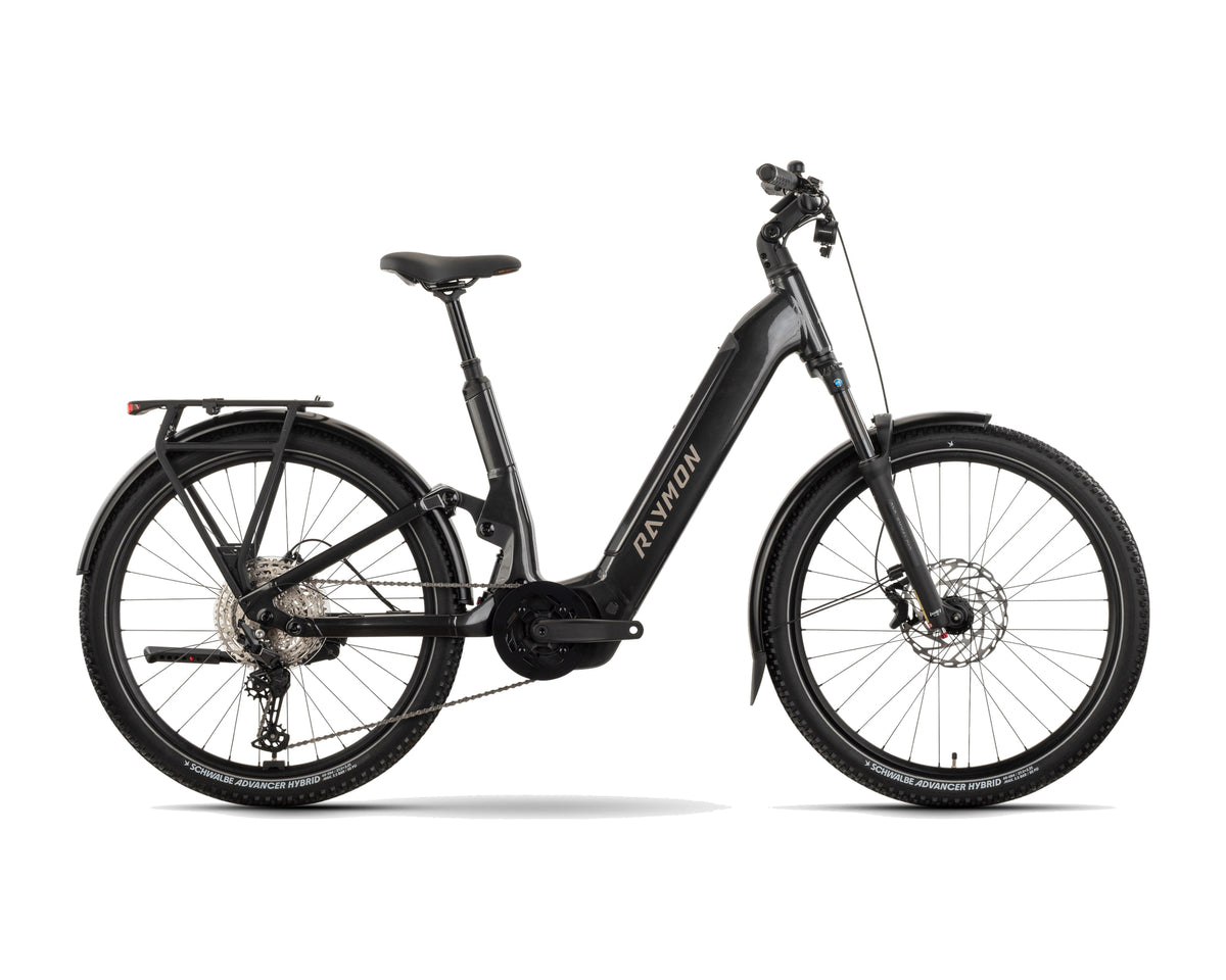 Raymon – Tavano Pro – metalgrey – 2026, Fahrrad, Modelljahr 2026, in metalgrey, Seitenansicht