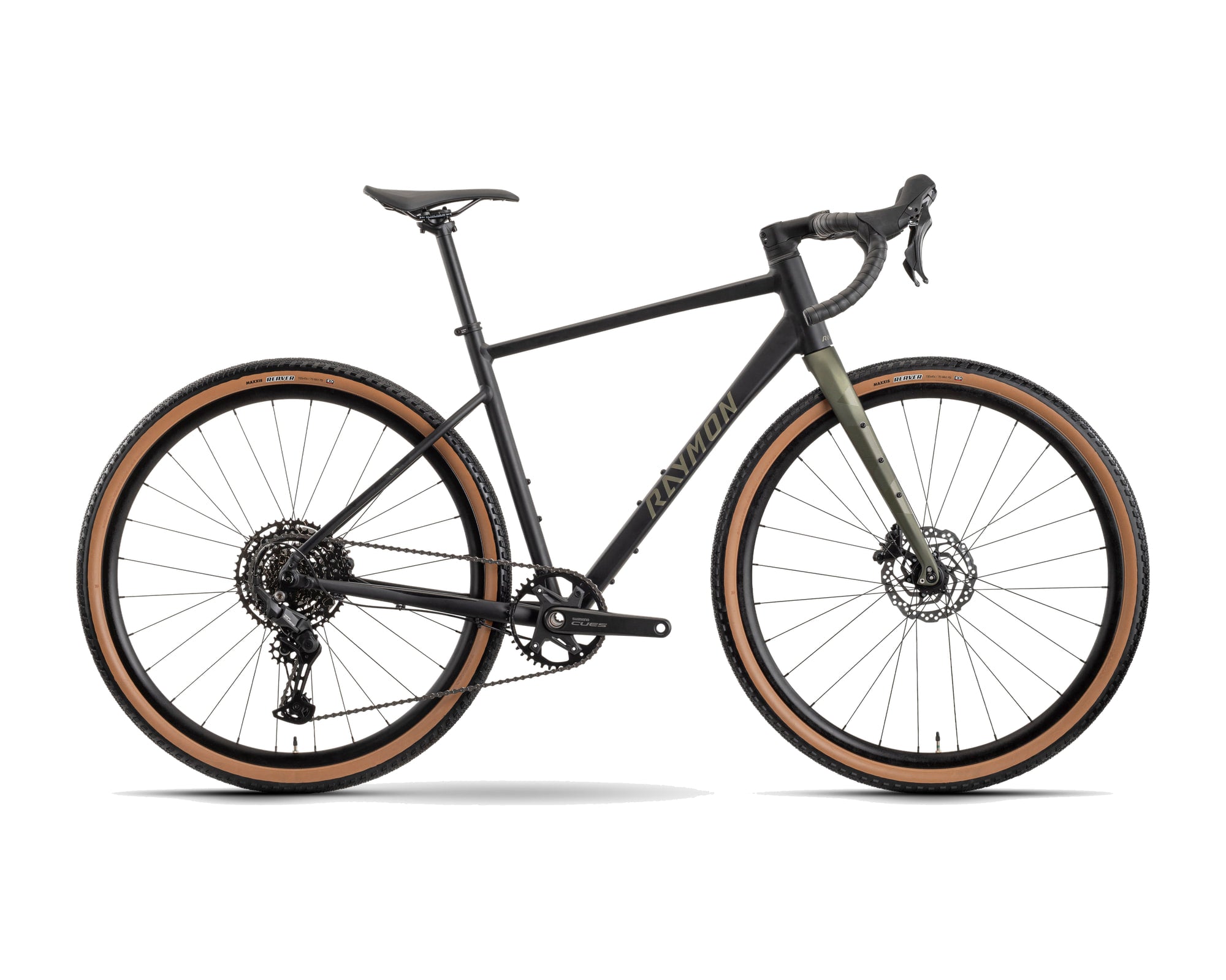 Raymon – Territ Comp – black/forestgreen – 2026, Fahrrad, Modelljahr 2026, in black/forestgreen, Seitenansicht