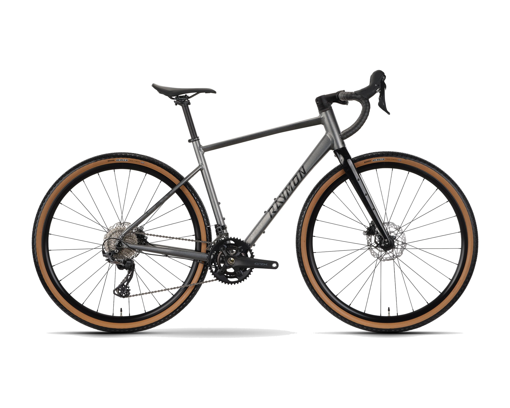 Raymon – Territ Pro – star black stealth – 2026, Fahrrad, Modelljahr 2026, in star black stealth, Seitenansicht