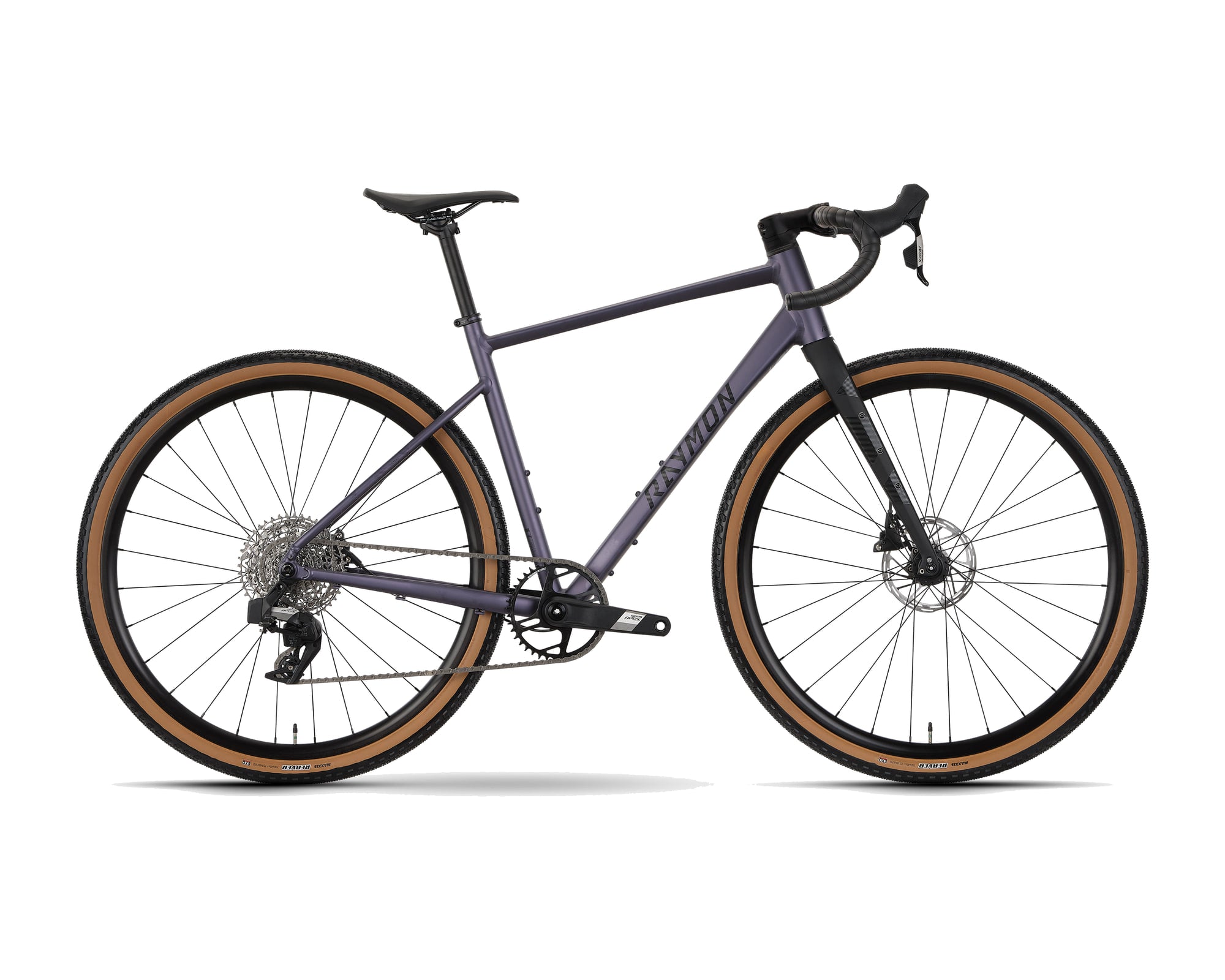 Raymon – Territ Ultra – smoke lavender/black – 2026, Fahrrad, Modelljahr 2026, in smoke lavender/black, Seitenansicht
