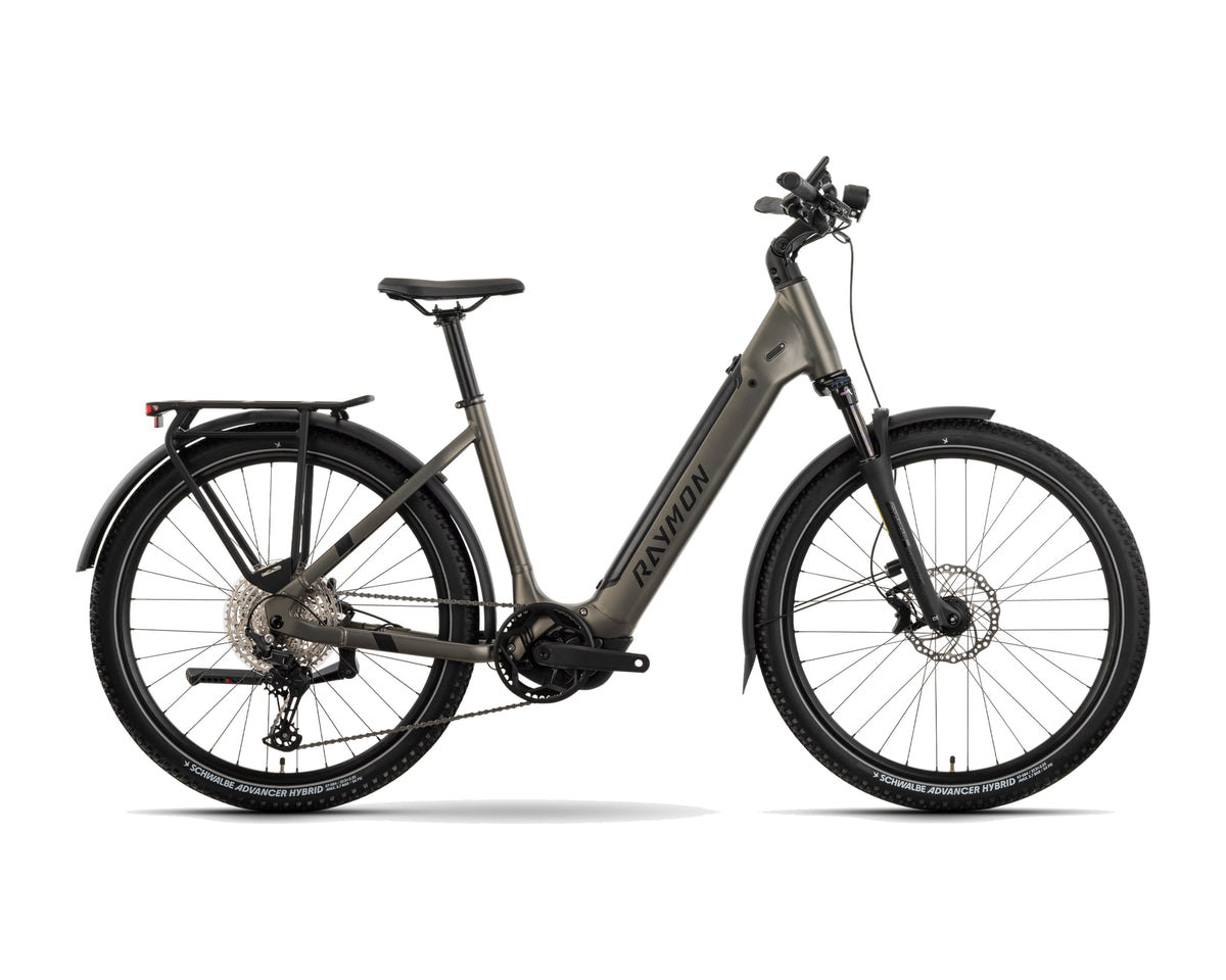 Raymon – Tourray Pro – kalmatarey / black / terra – 2025, Fahrrad, Modelljahr 2025, in kalmatarey / black / terra, Seitenansicht