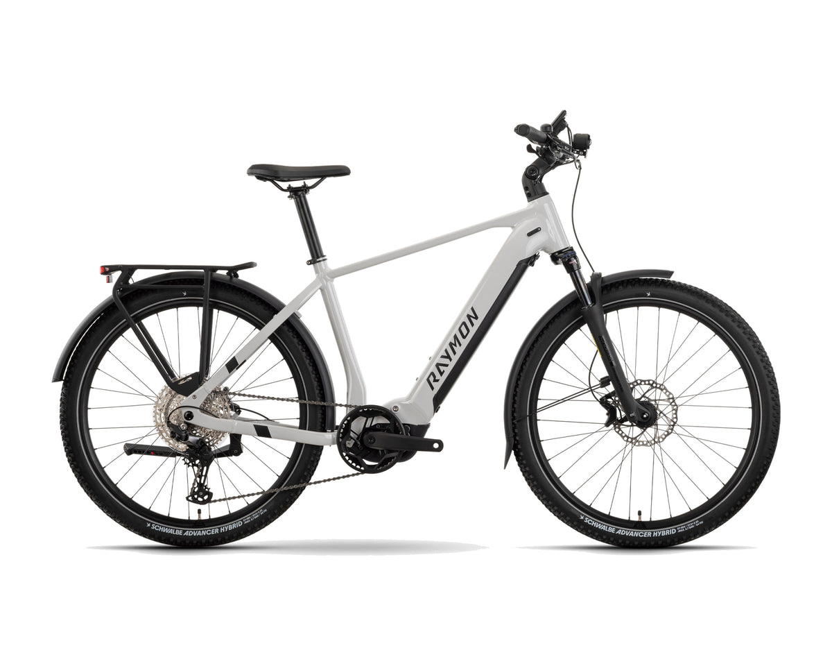 Raymon – Tourray Pro – storm / black / kobalt – 2025, Fahrrad, Modelljahr 2025, in storm / black / kobalt, Seitenansicht