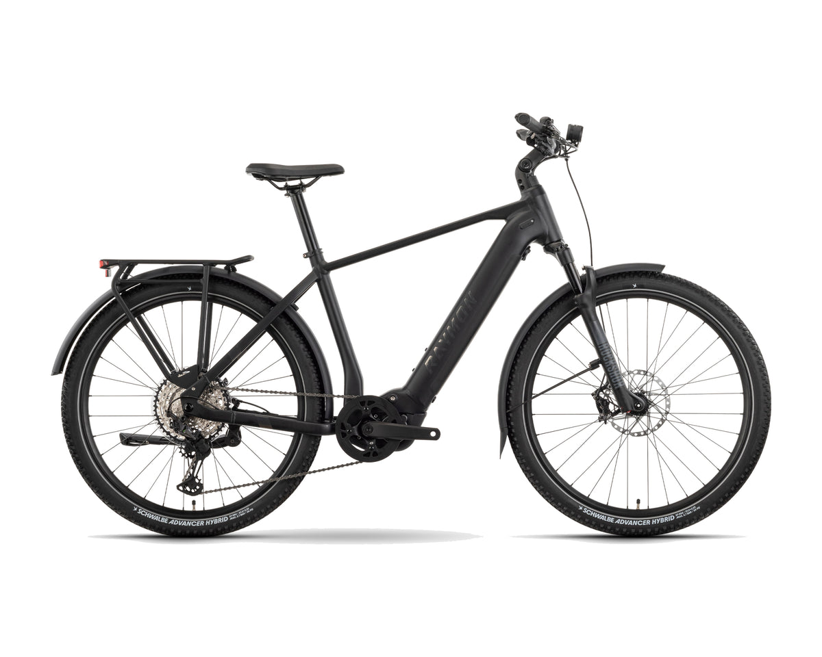Raymon – Tourray Ultimate – black / chrome / bronze – 2025, Fahrrad, Modelljahr 2025, in black / chrome / bronze, Seitenansicht