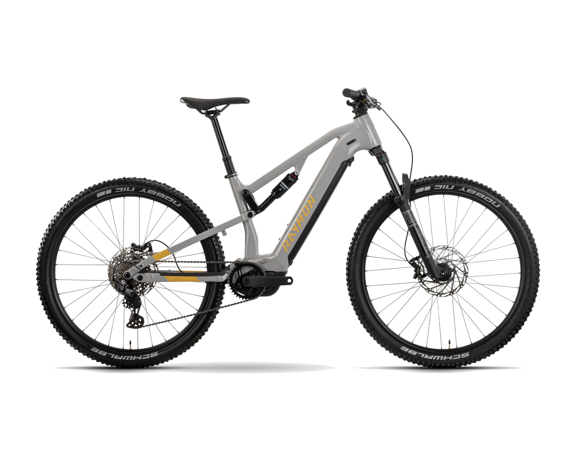 Raymon – Trailray 120 Pro – timeless / mustard – 2025, Fahrrad, Modelljahr 2025, in timeless / mustard, Seitenansicht