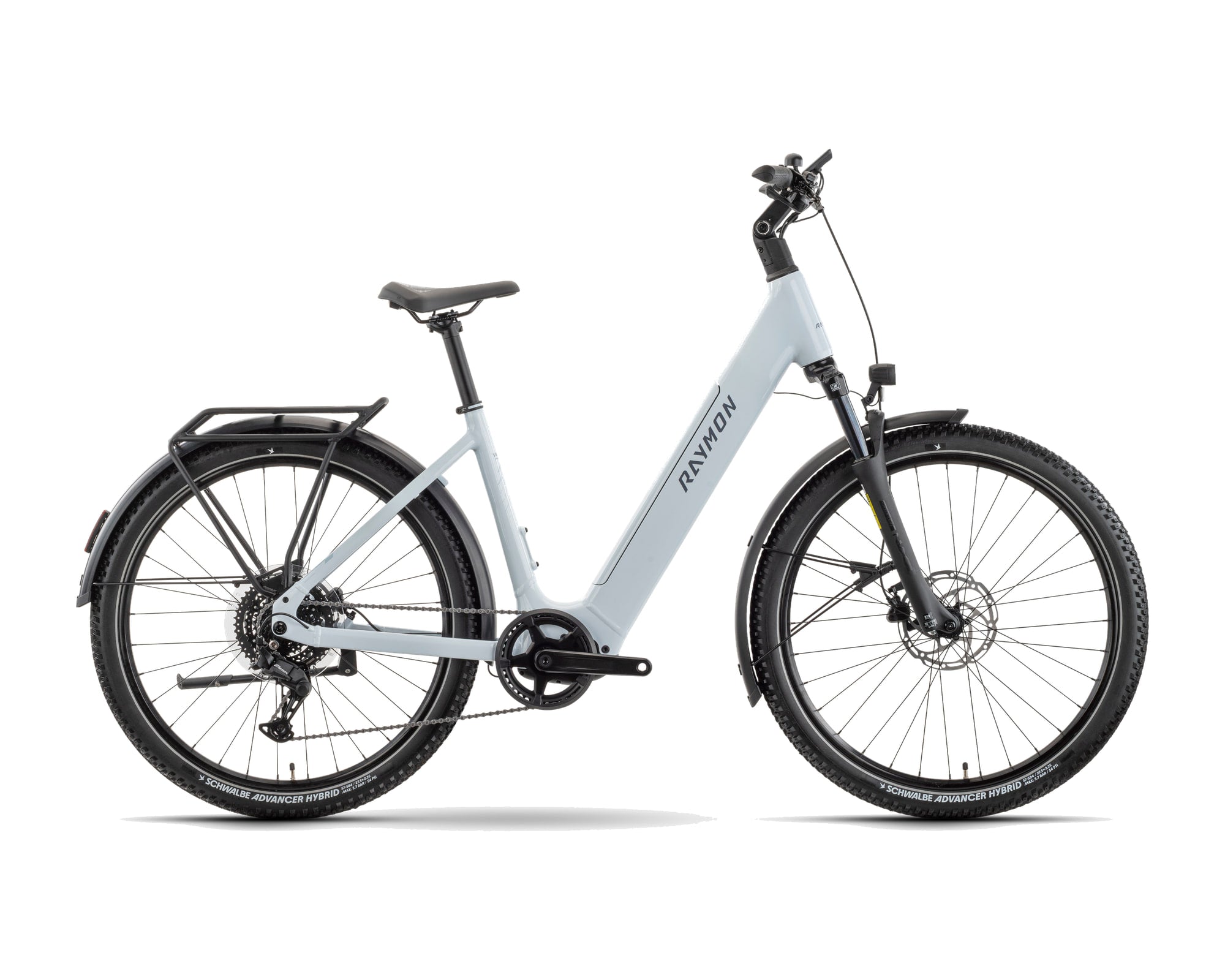 Raymon – Varno Pure – glacierwhite – 2027, Fahrrad, Modelljahr 2027, in glacierwhite, Seitenansicht