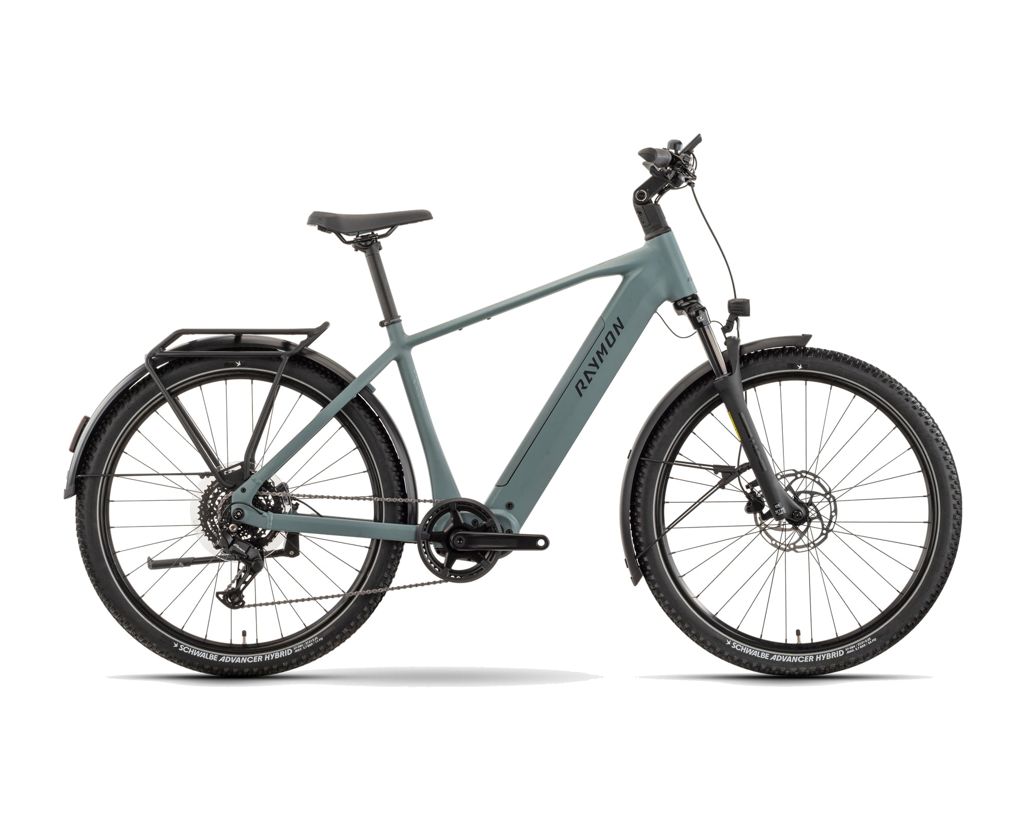 Raymon – Varno Pure – northgrey – 2027, Fahrrad, Modelljahr 2027, in northgrey, Seitenansicht
