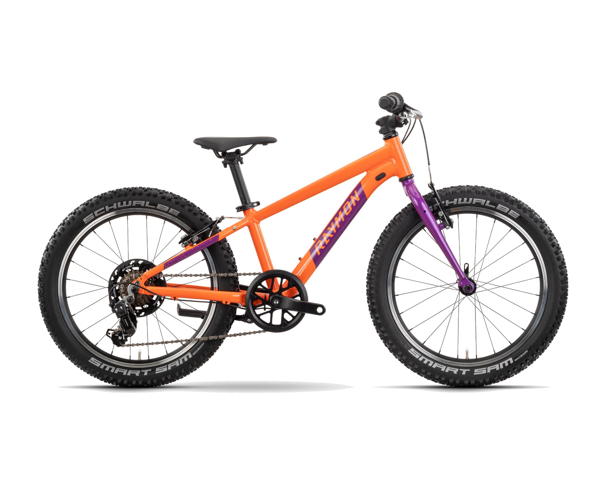 Raymon – Yanga 20 – orange/purple – 2025, Fahrrad, Modelljahr 2025, in orange/purple, Seitenansicht
