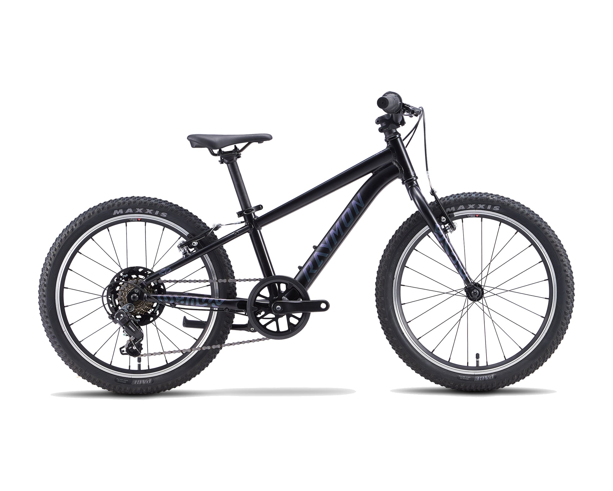 Raymon – Yanga 20 Pure – black chameleon – 2027, Fahrrad, Modelljahr 2027, in black chameleon, Seitenansicht